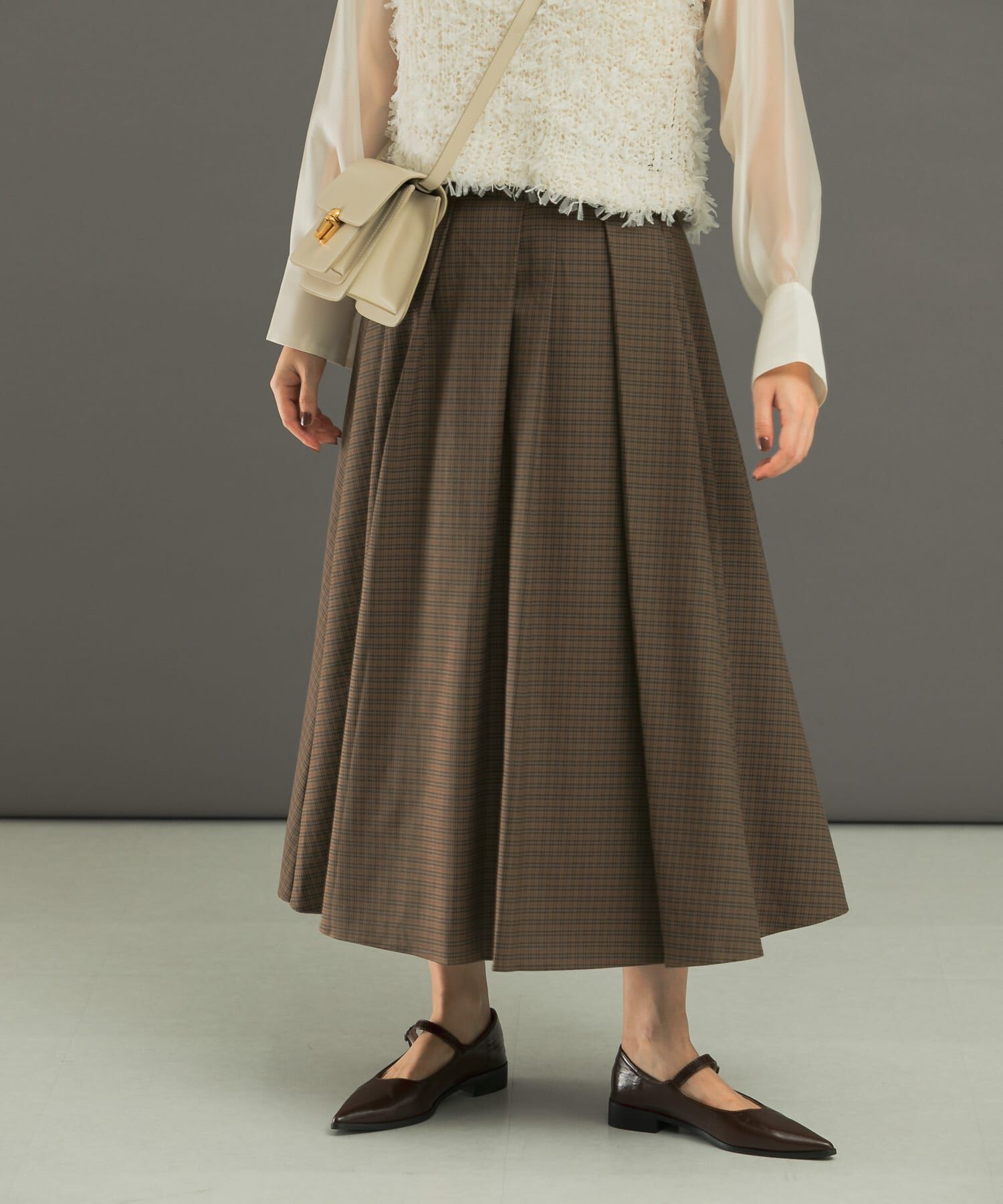 URBAN RESEARCH ROSSO「ランダムプリーツスカート」|スカート|