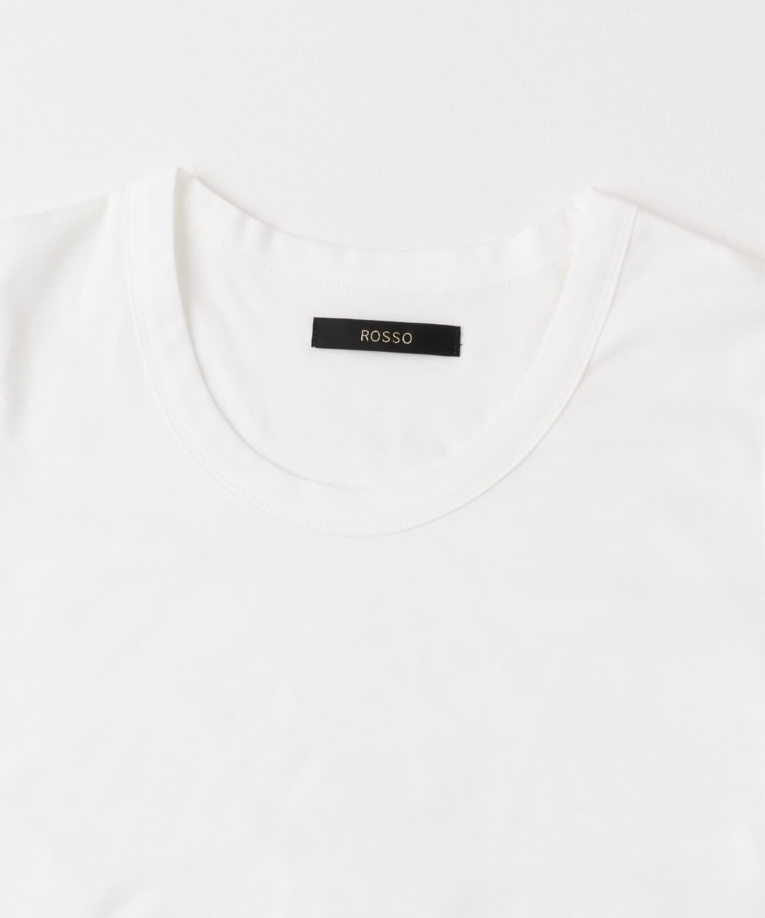 URBAN RESEARCH ROSSO「スーピマコットンUネックカットソー」|Tシャツ・カットソー|