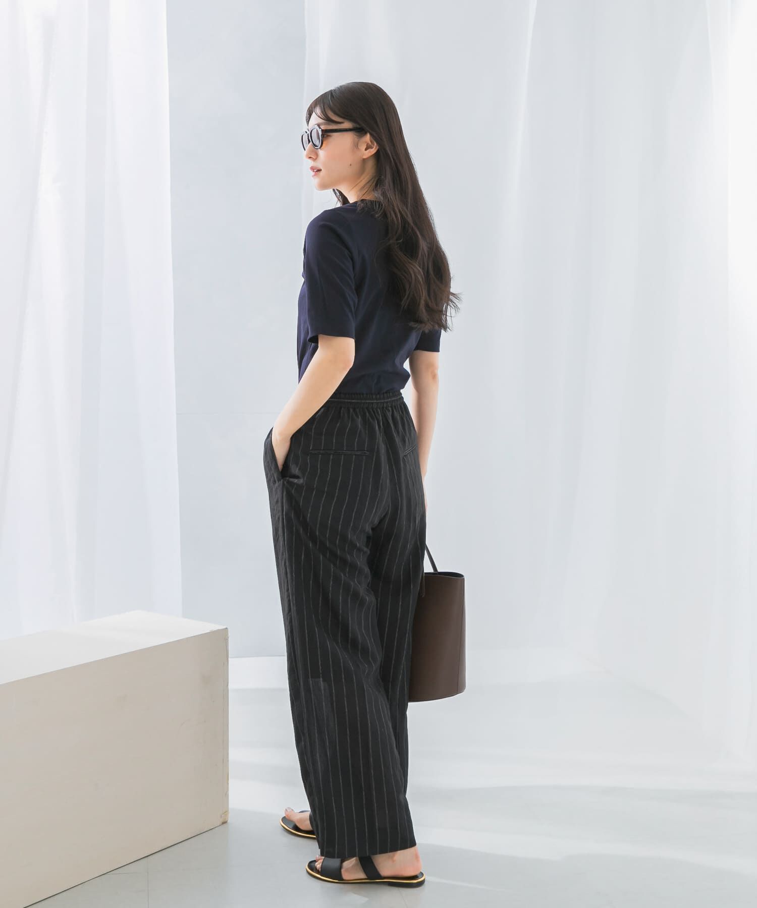 URBAN RESEARCH ROSSO「スーピマコットンUネックカットソー」|Tシャツ・カットソー|