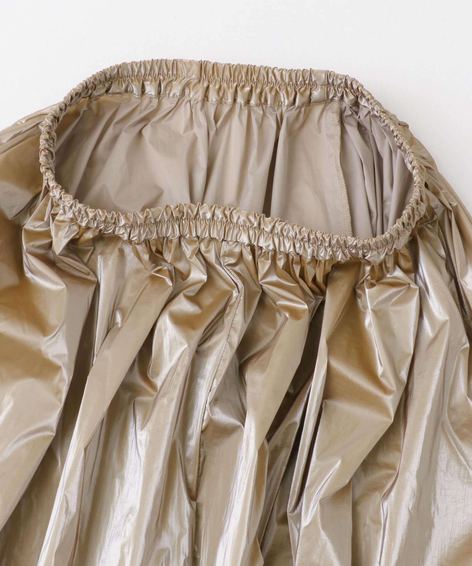 URBAN RESEARCH ROSSO「グロッシーギャザースカート」|スカート|