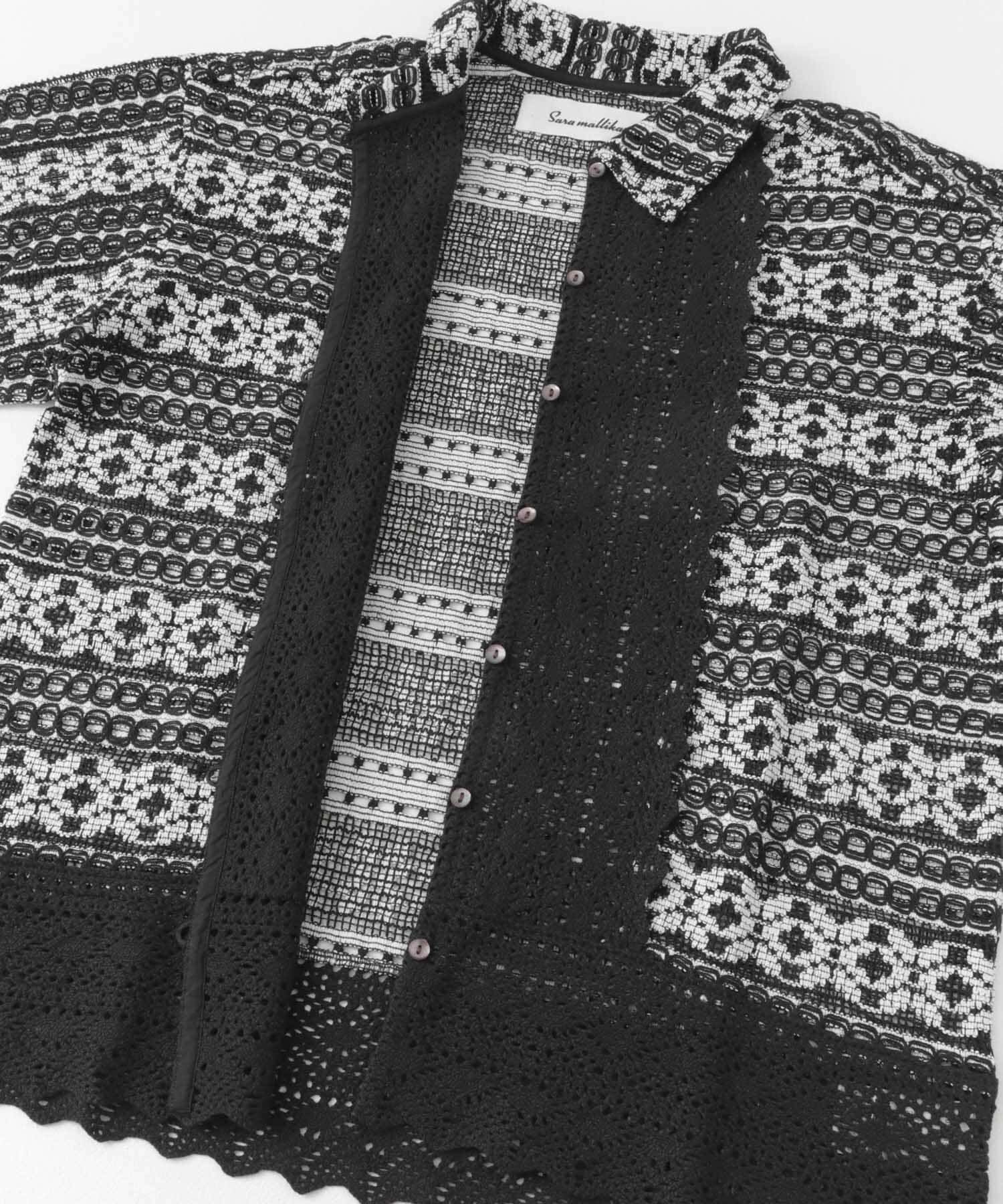 URBAN RESEARCH ROSSO「sara mallika　COTTON BORDER LACE TOP」|その他|