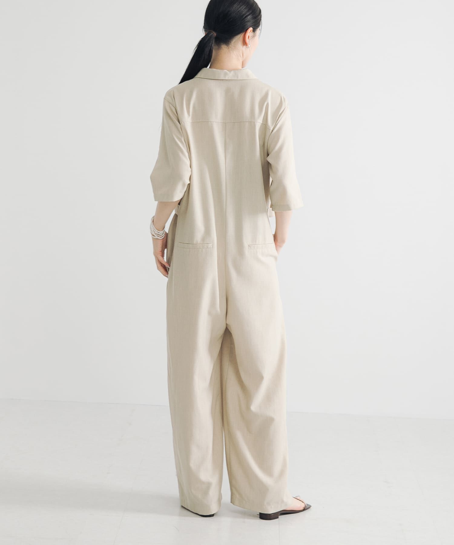 URBAN RESEARCH「『2サイズ展開』リネンブレンドジャンプスーツ」|スカート|