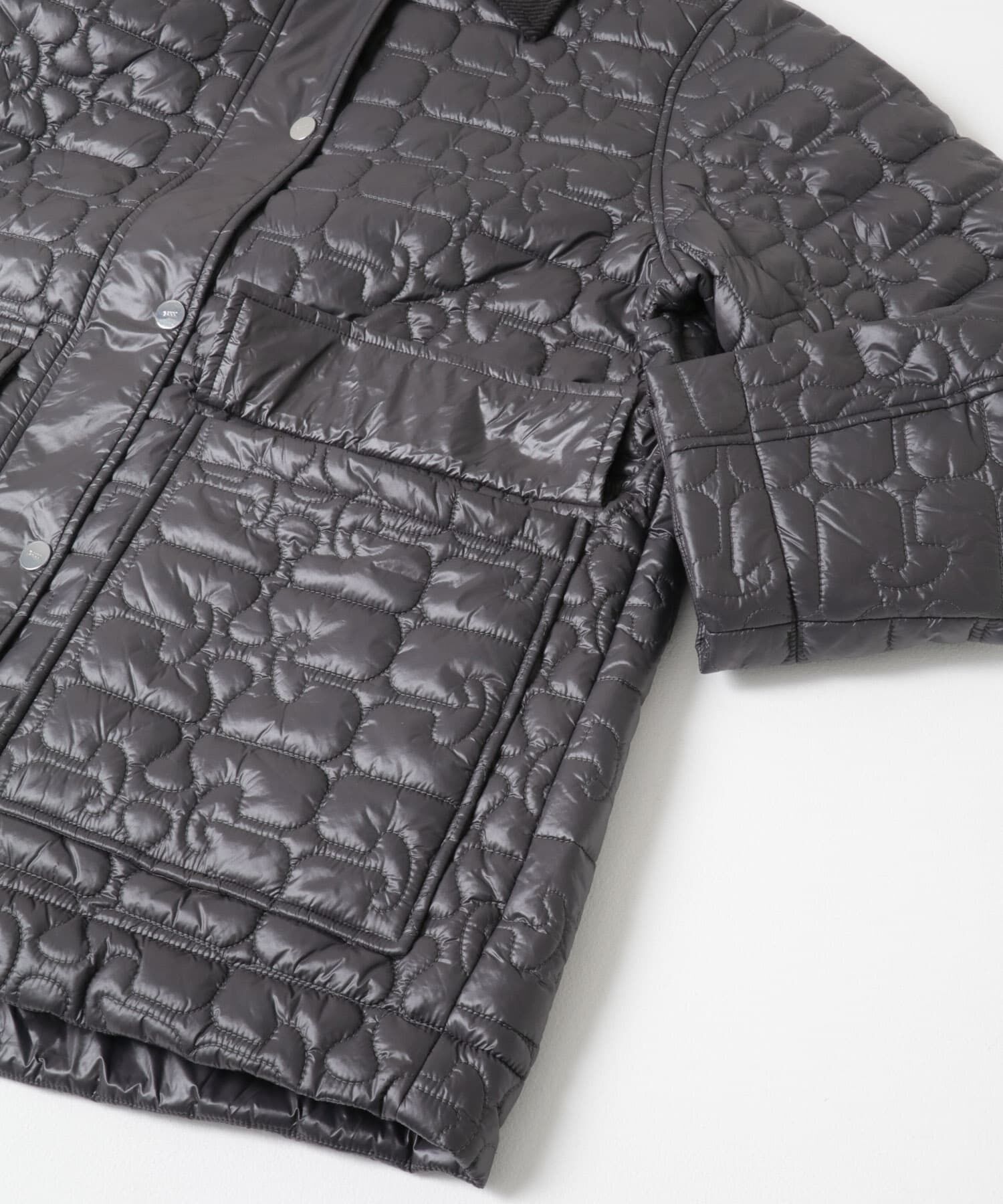 URBAN RESEARCH「GANNI　Shiny Quilt Midi Jacket」|ダウン|