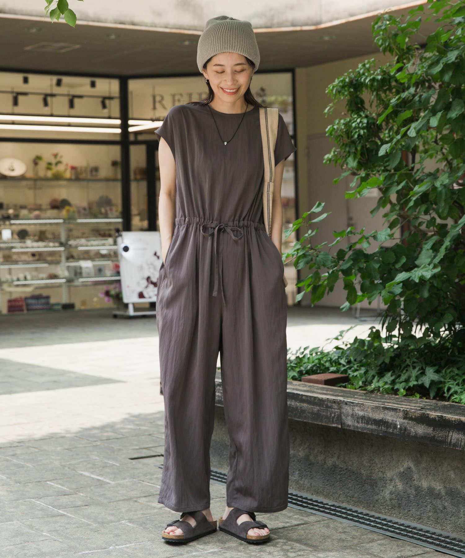 URBAN RESEARCH DOORS「『UVカット/接触冷感/吸水速乾』ドロストオールインワン」|スカート|