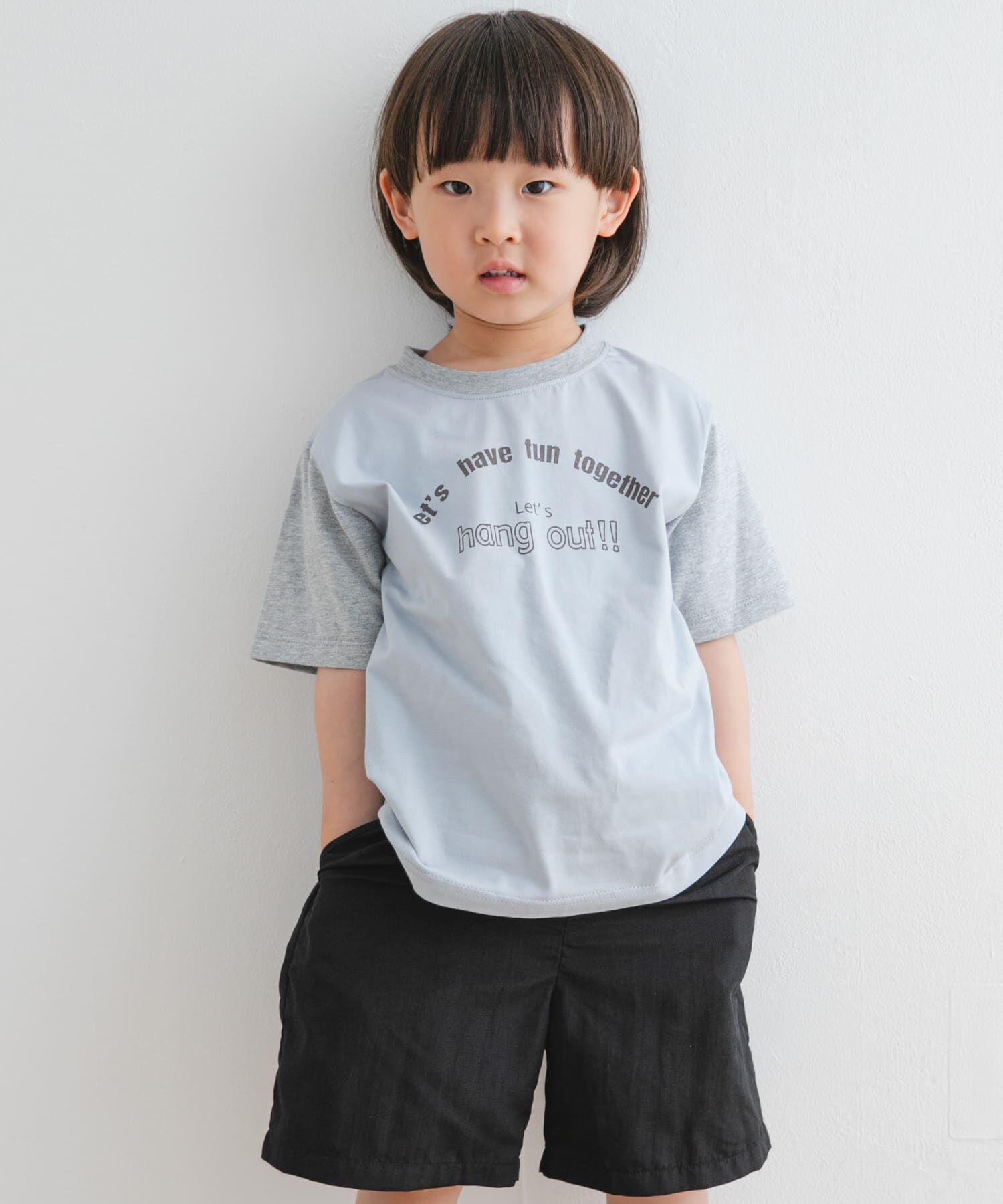 URBAN RESEARCH DOORS「『WEB/一部店舗限定サイズ』配色ロゴTシャツ(KIDS)」|その他|