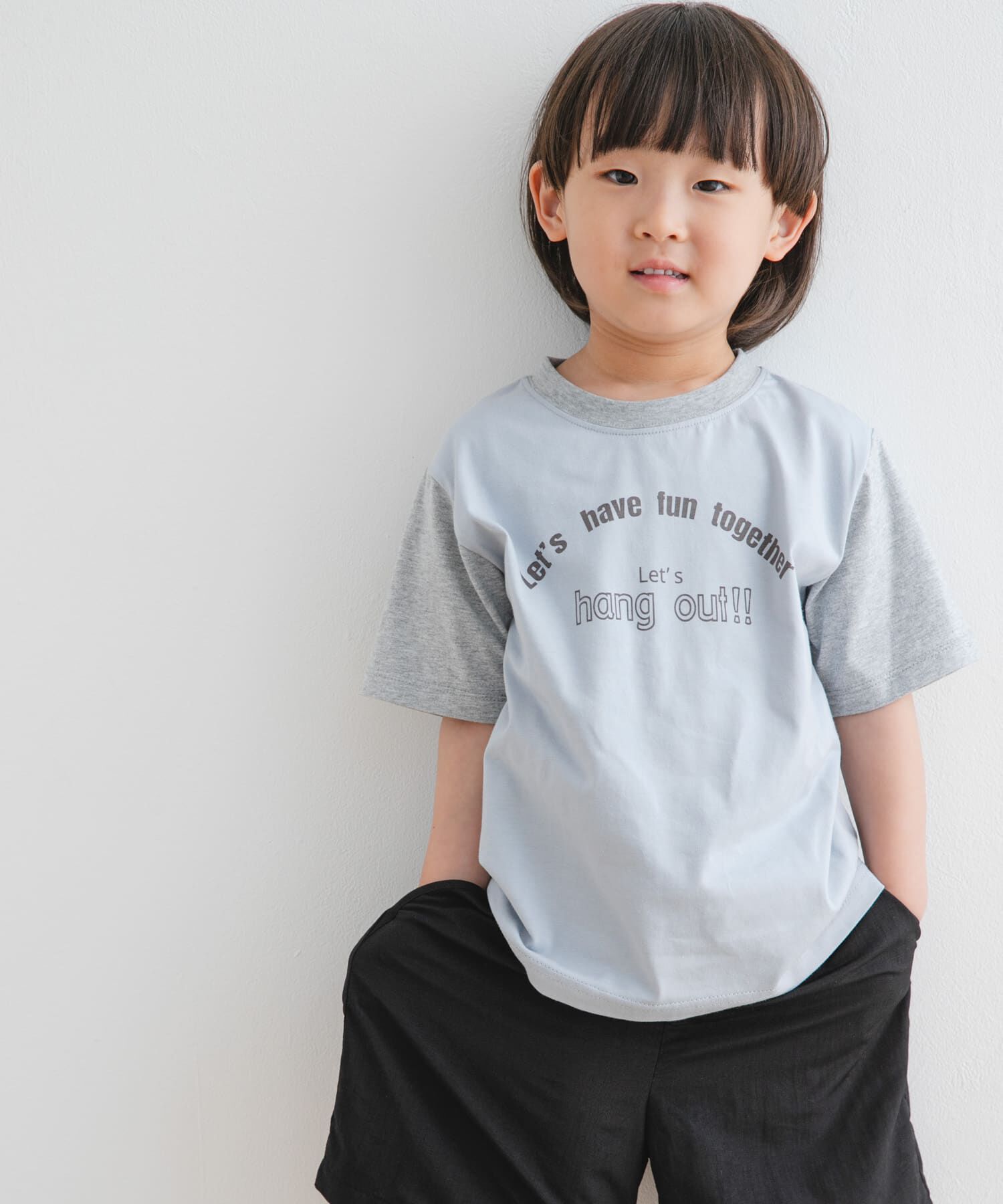 URBAN RESEARCH DOORS「『WEB/一部店舗限定サイズ』配色ロゴTシャツ(KIDS)」|その他|