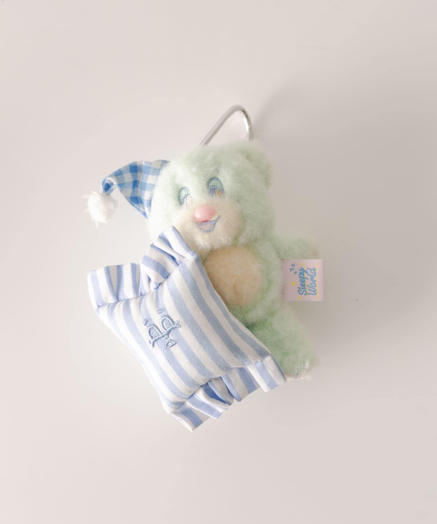 SMELLY「『WEB/一部店舗限定』NEONMOON　Sleepy Teddy Key Holder」|チャーム・キーホルダー|ミント
