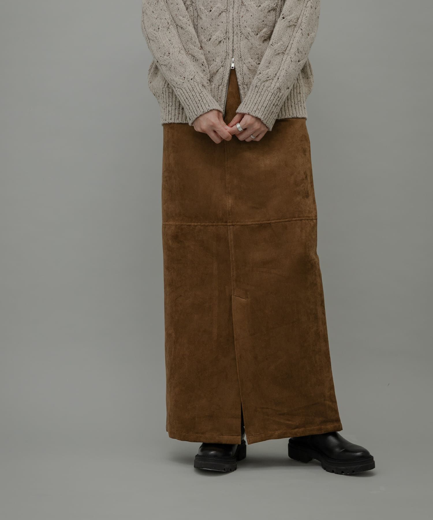 Sonny Label 「フェイクスウェードスカート」|スカート|