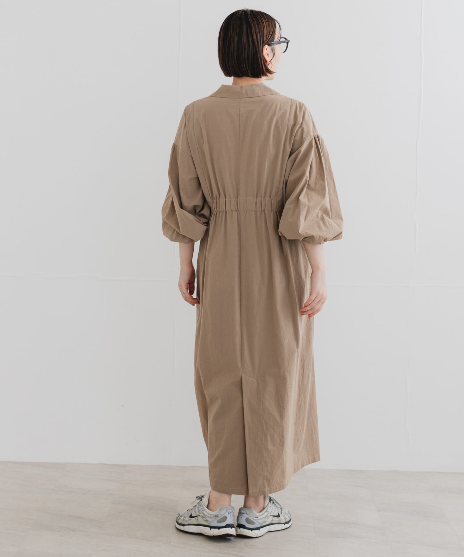 URBAN RESEARCH ROSSO「F by ROSSO　オープンカラーワンピース」|ワンピース|