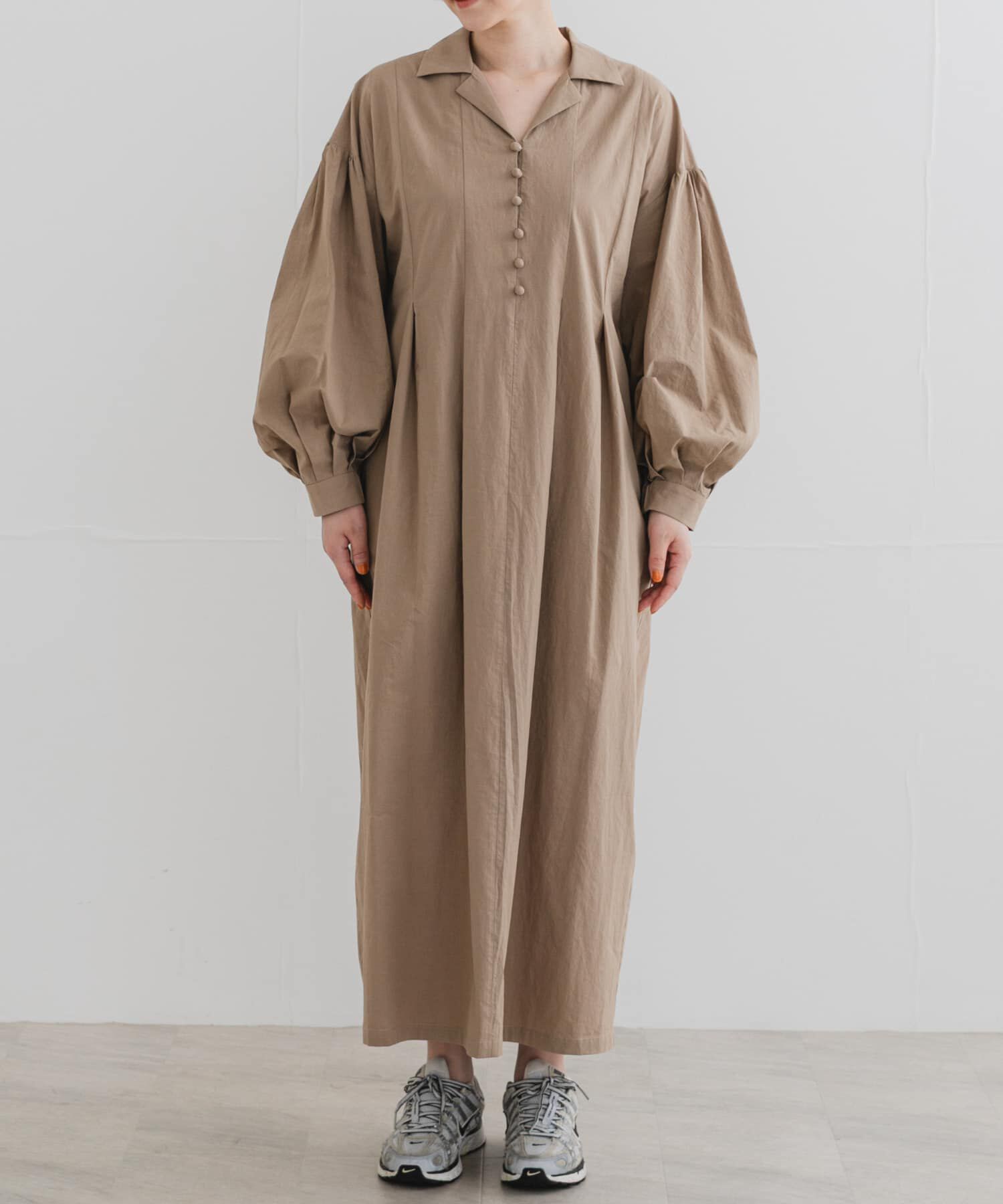 URBAN RESEARCH ROSSO「F by ROSSO　オープンカラーワンピース」|ワンピース|