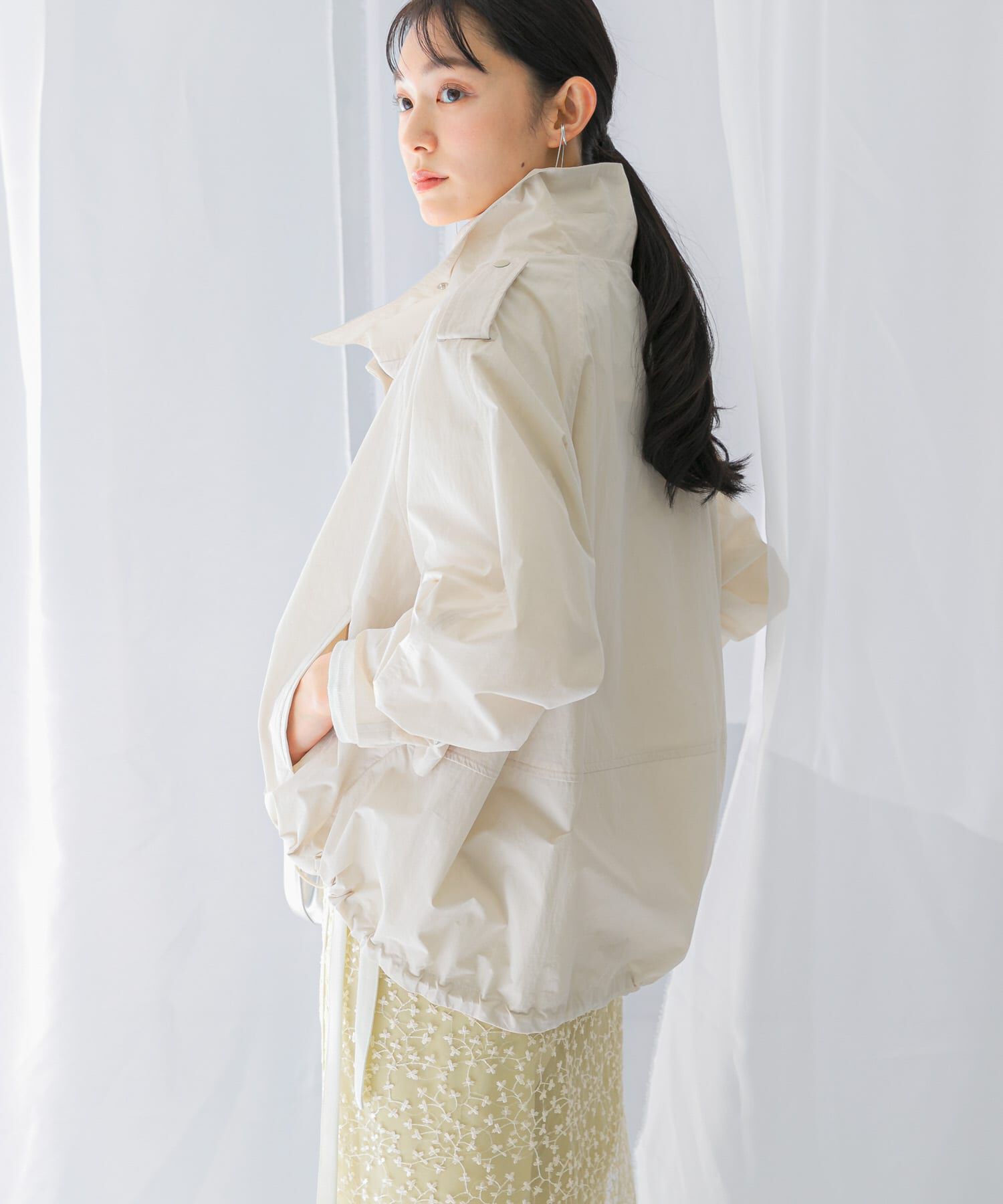 URBAN RESEARCH ROSSO「『撥水』スタンドカラーショートブルゾン」|ブルゾン・スタジャン|