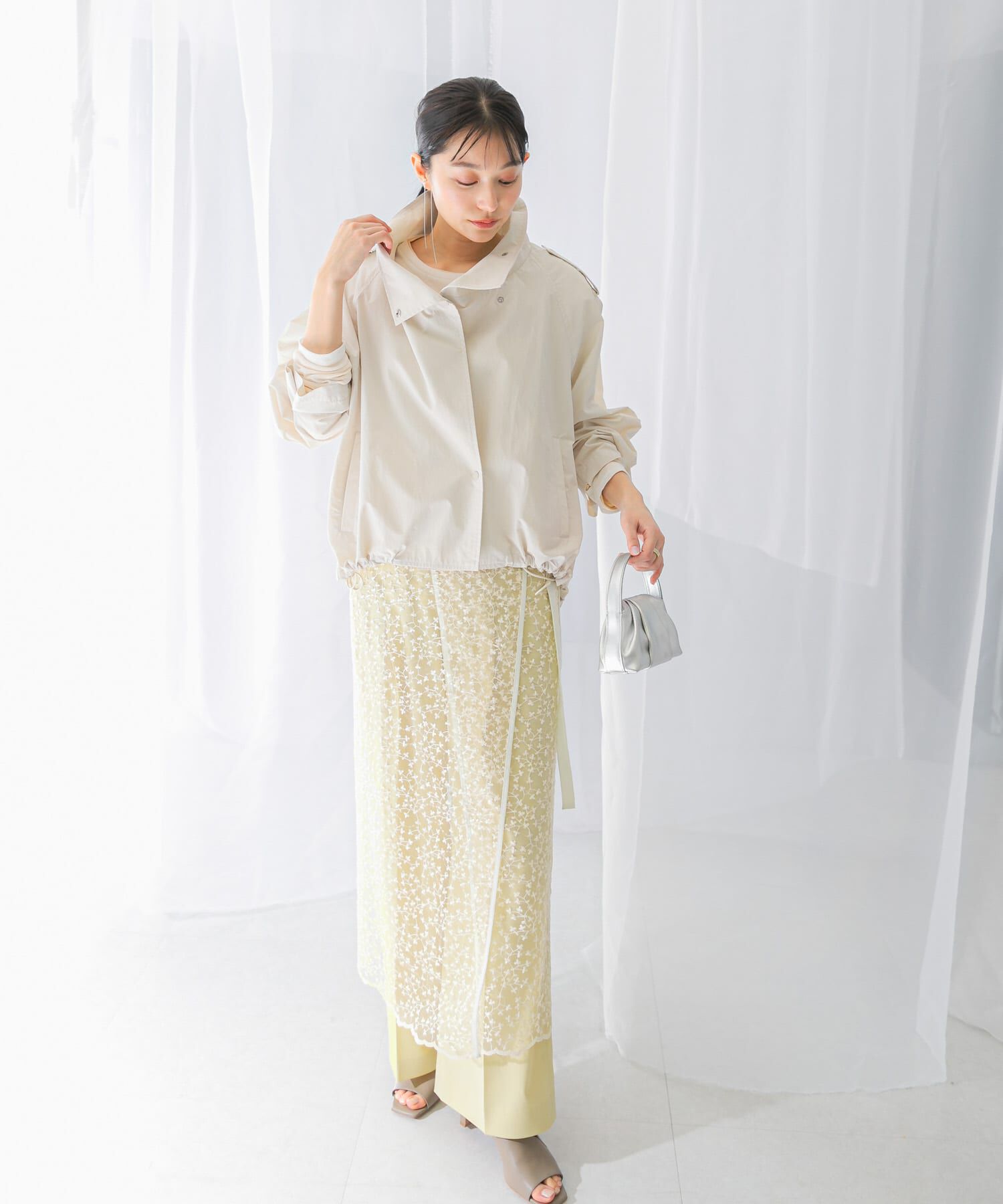 URBAN RESEARCH ROSSO「『撥水』スタンドカラーショートブルゾン」|ブルゾン・スタジャン|