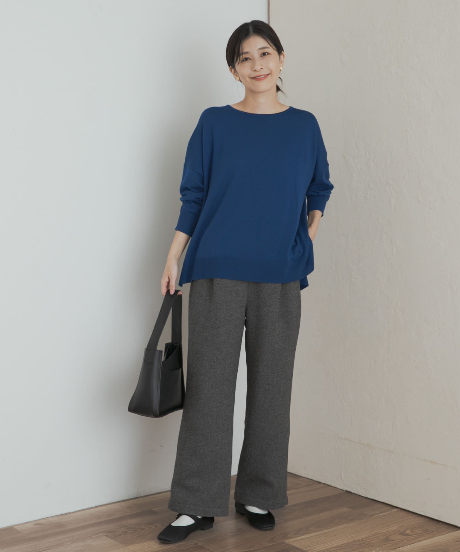 ウォッシャブルウールワイドプルオーバー（URBAN RESEARCH DOORS