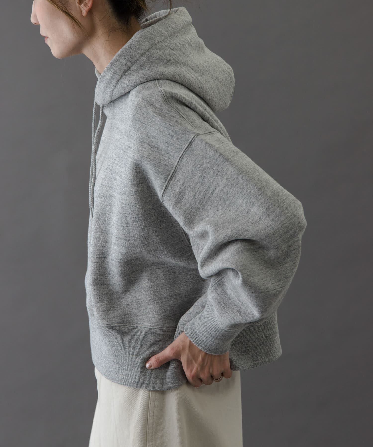 URBAN RESEARCH DOORS「FORK&SPOON　リサイクル裏毛クロップドフーディー」|パーカー|