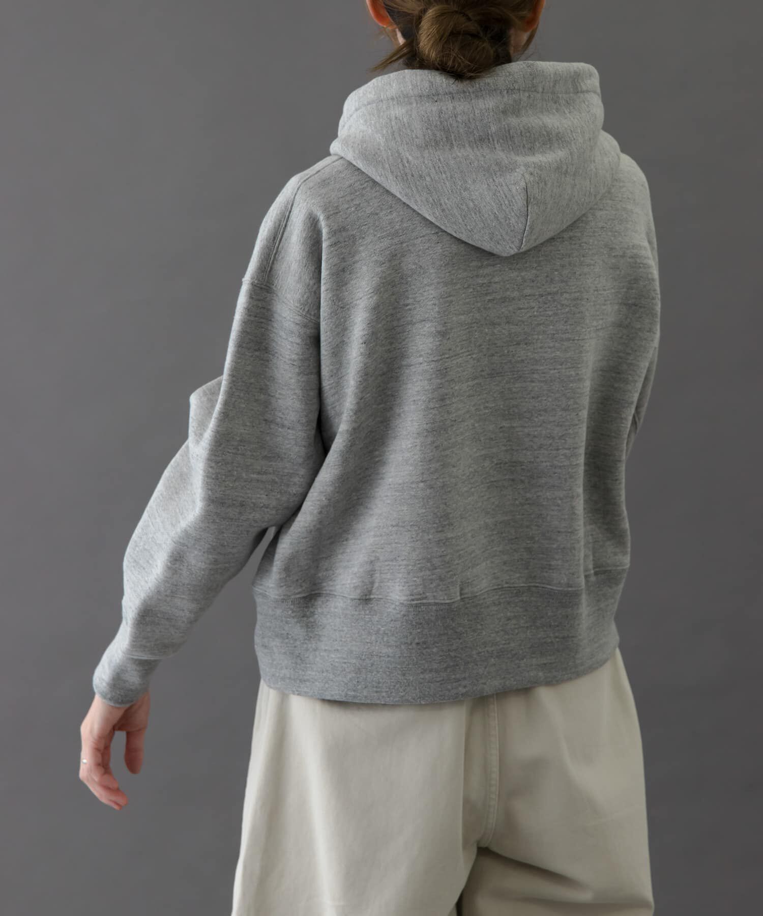 URBAN RESEARCH DOORS「FORK&SPOON　リサイクル裏毛クロップドフーディー」|パーカー|