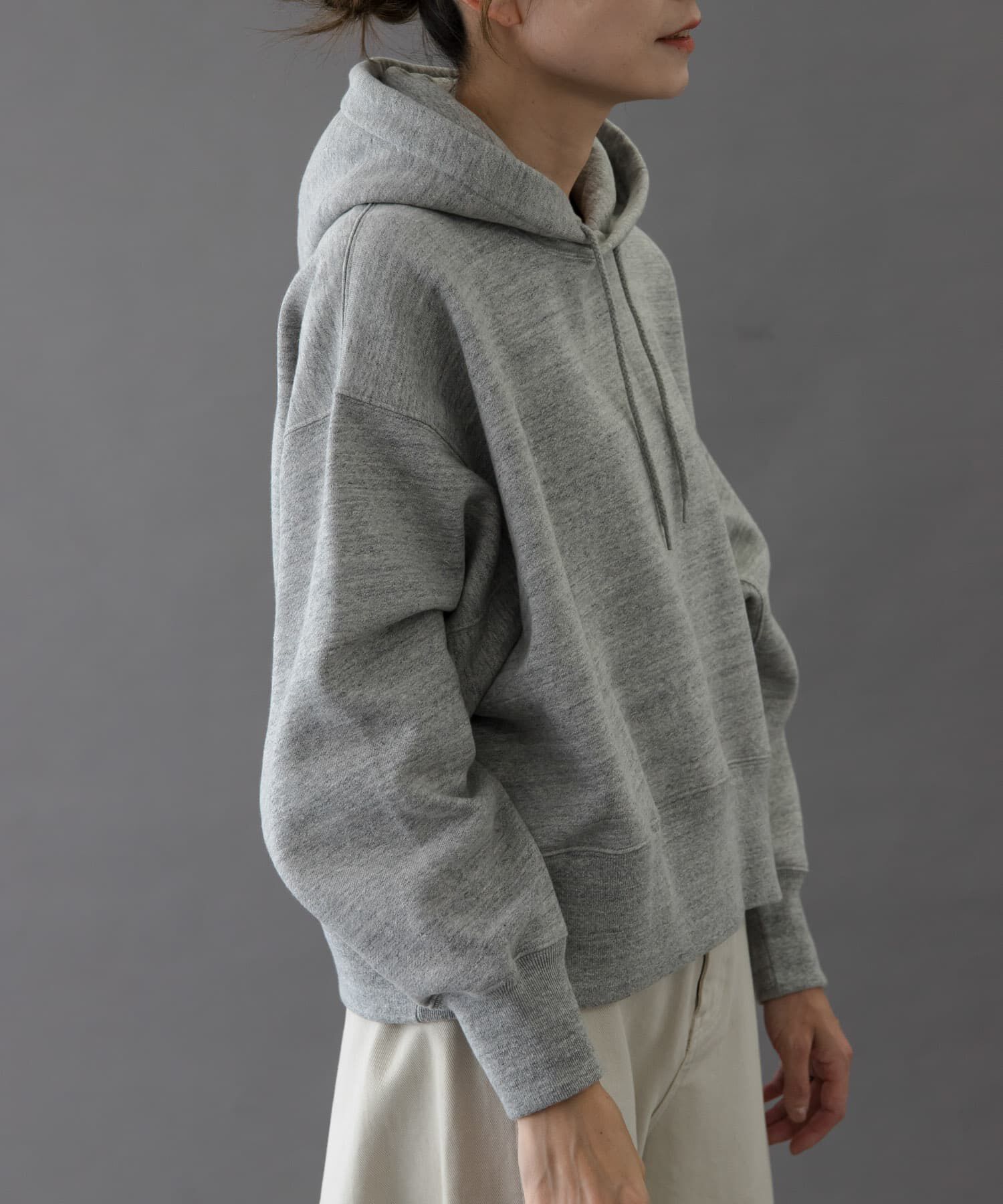 URBAN RESEARCH DOORS「FORK&SPOON　リサイクル裏毛クロップドフーディー」|パーカー|