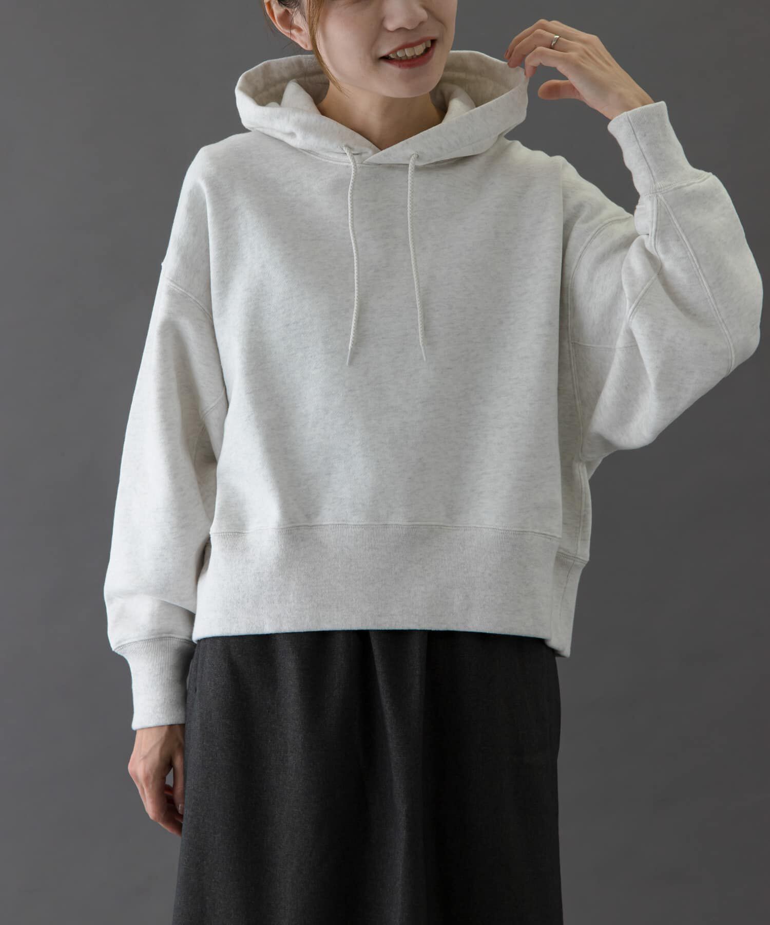 URBAN RESEARCH DOORS「FORK&SPOON　リサイクル裏毛クロップドフーディー」|パーカー|