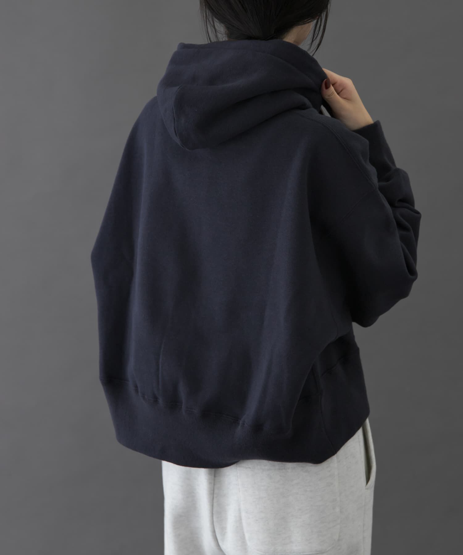 URBAN RESEARCH DOORS「FORK&SPOON　リサイクル裏毛クロップドフーディー」|パーカー|