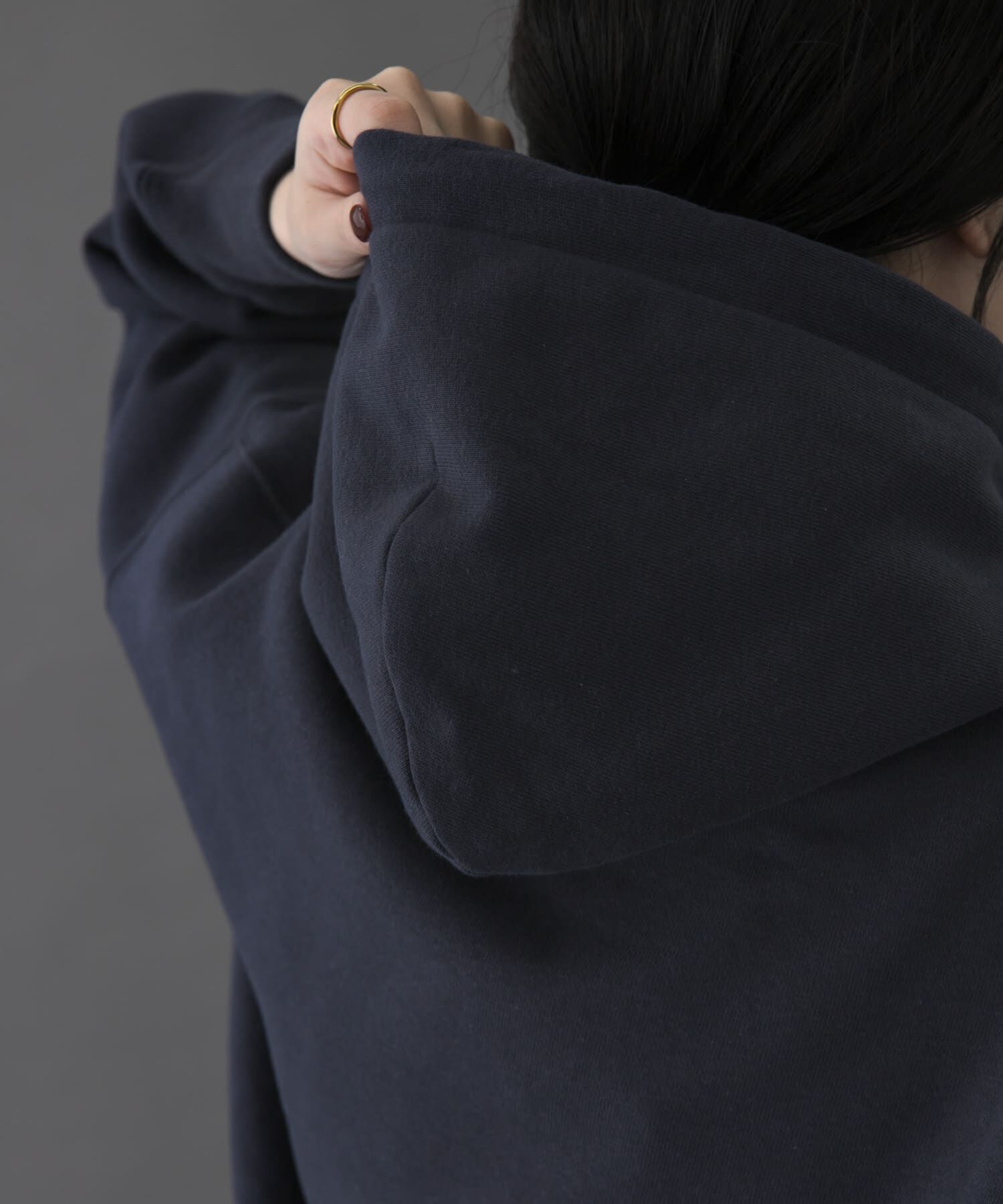 URBAN RESEARCH DOORS「FORK&SPOON　リサイクル裏毛クロップドフーディー」|パーカー|