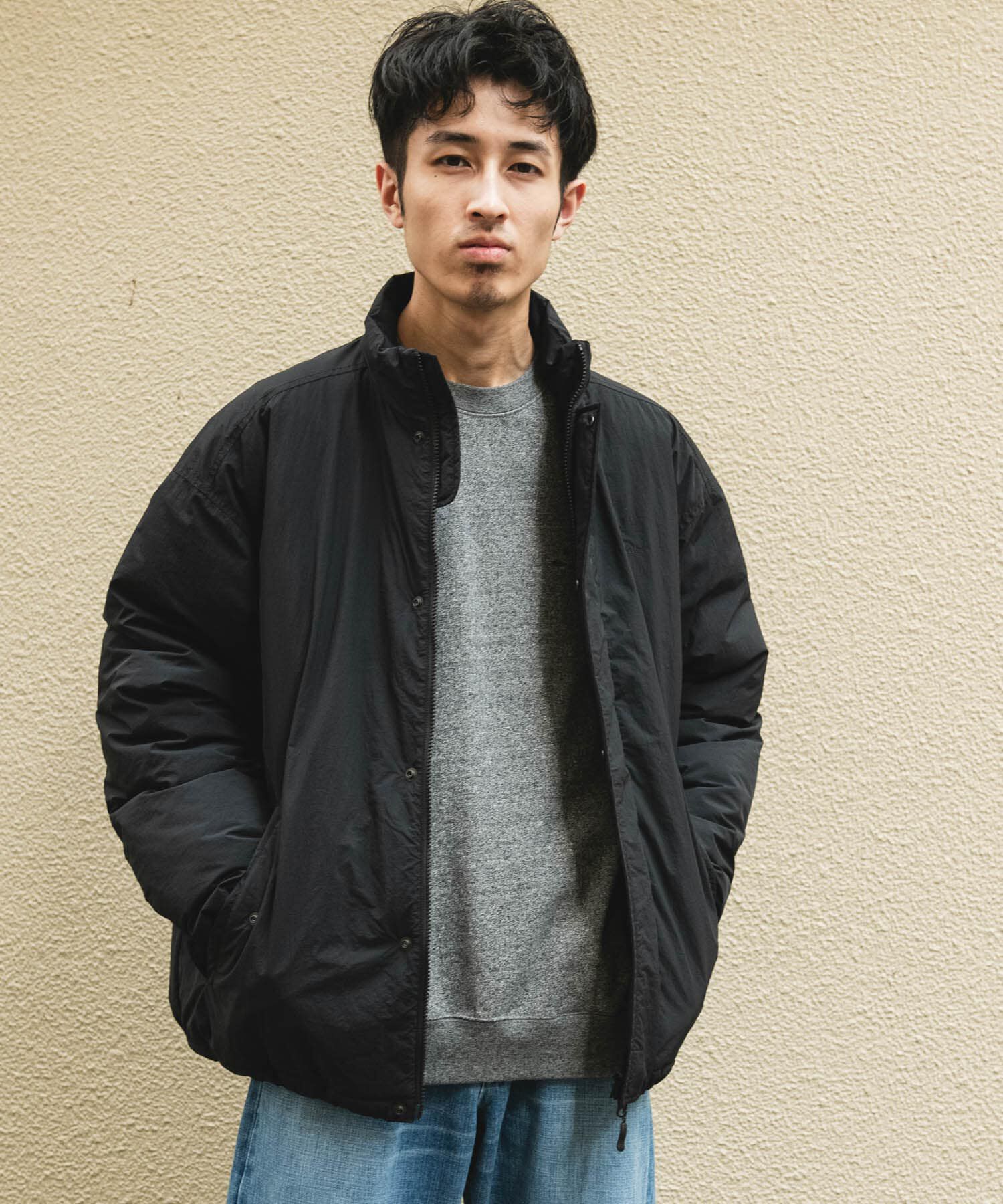 URBAN RESEARCH DOORS「『別注』Snow Peak Apparel&times;DOORS　N/T Insulation Jacket」|ノーカラーコート|