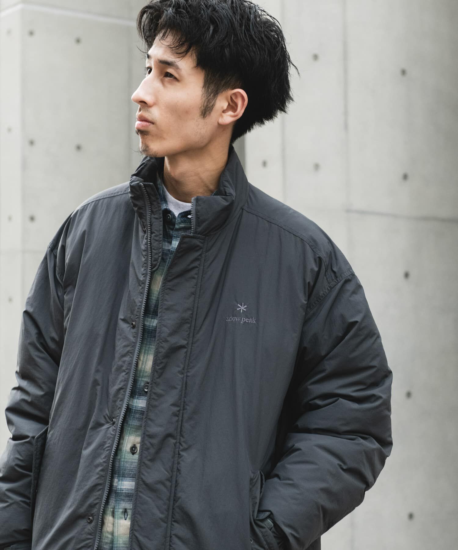 URBAN RESEARCH DOORS「『別注』Snow Peak Apparel&times;DOORS　N/T Insulation Jacket」|ノーカラーコート|