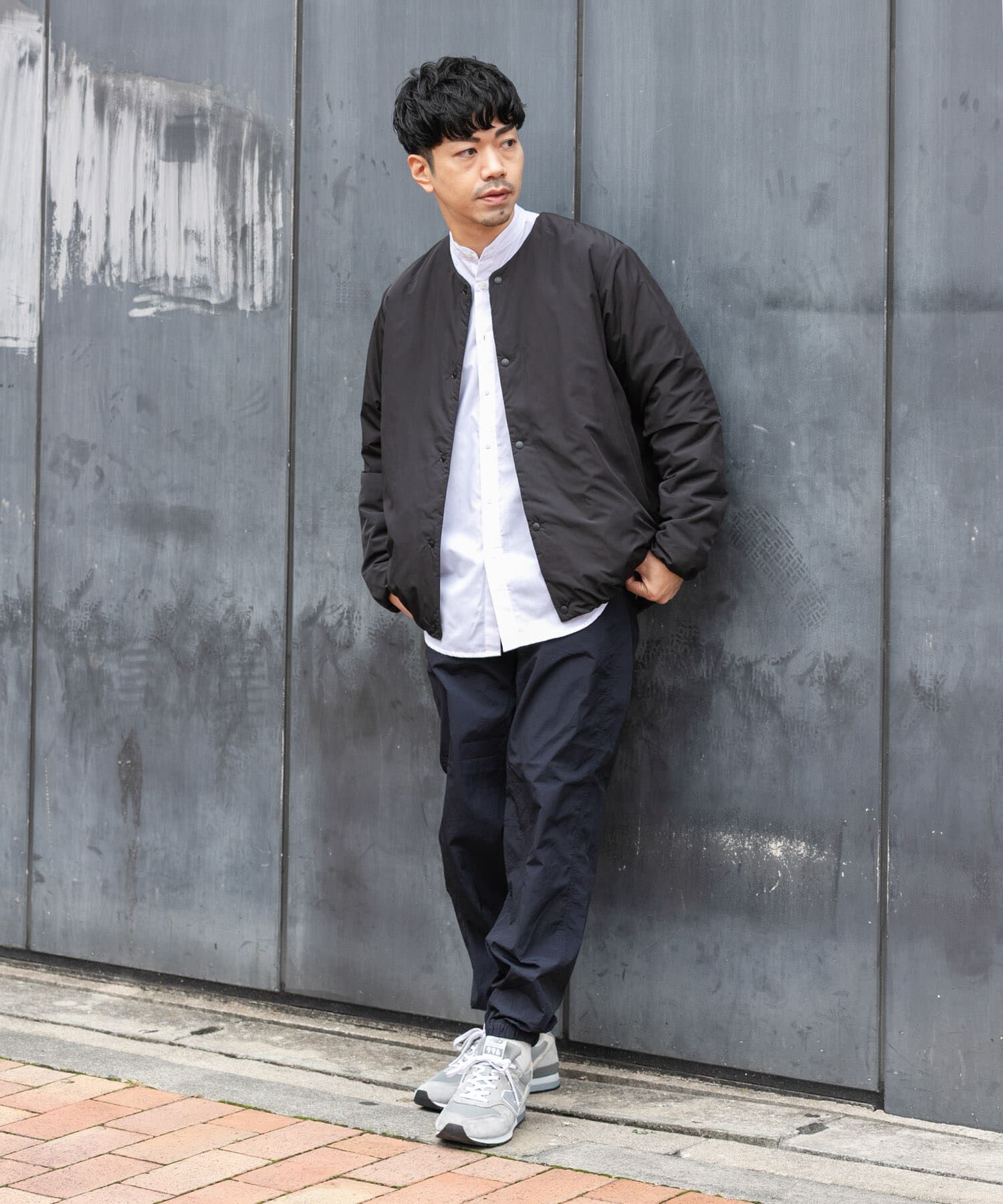 XLサイズあり』NOUVELLE中綿ノーカラーブルゾン（URBAN RESEARCH ROSSO