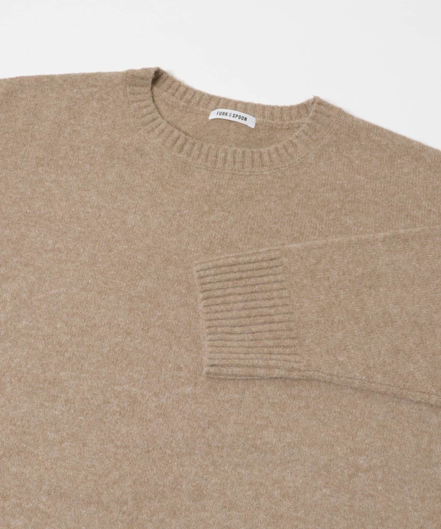 URBAN RESEARCH DOORS「FORK&SPOON　コットンブレンドチュニックニット」|ニット・セーター|