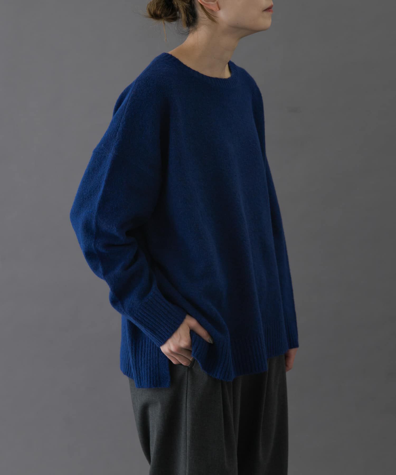 URBAN RESEARCH DOORS「FORK&SPOON　コットンブレンドチュニックニット」|ニット・セーター|