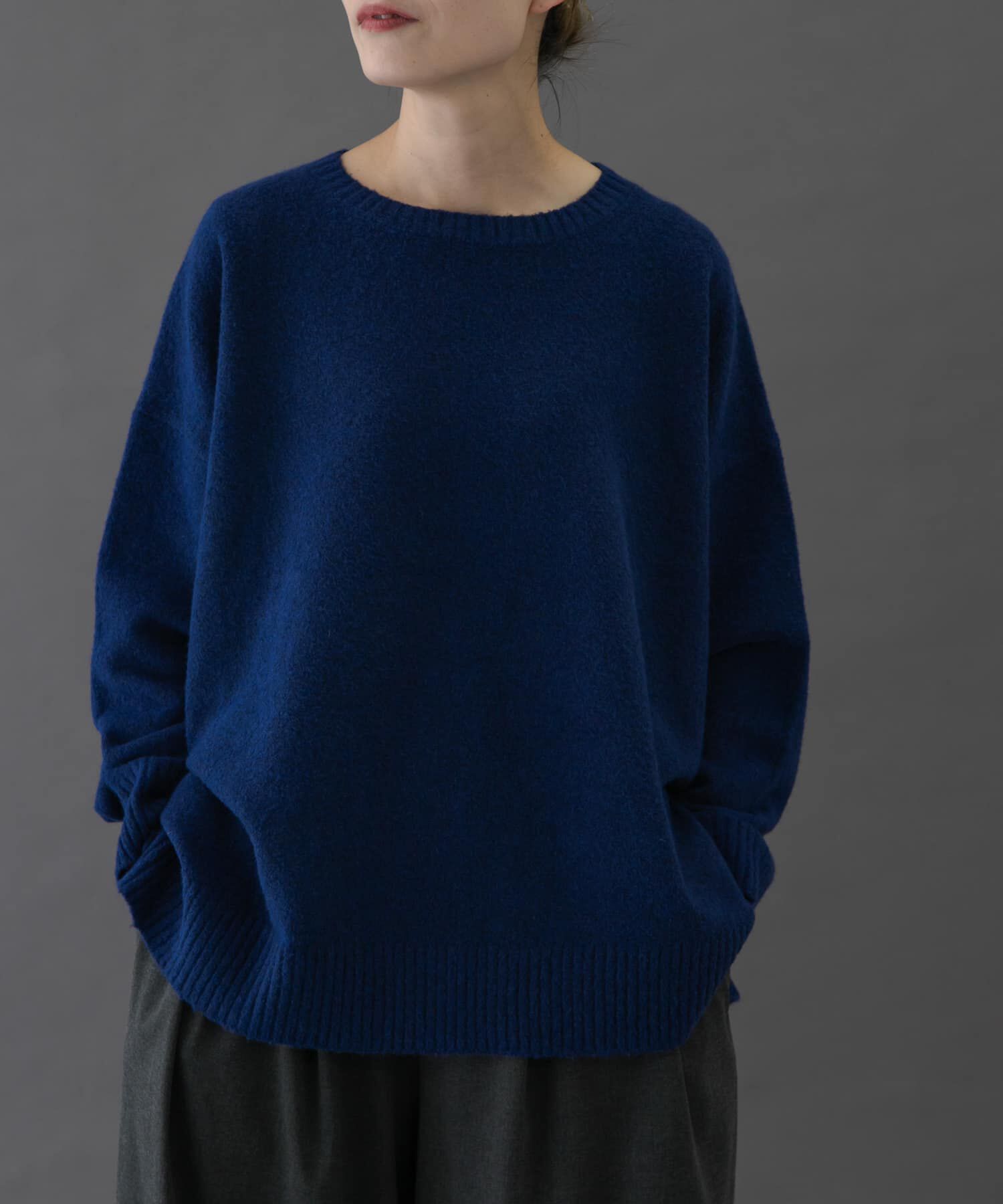 URBAN RESEARCH DOORS「FORK&SPOON　コットンブレンドチュニックニット」|ニット・セーター|