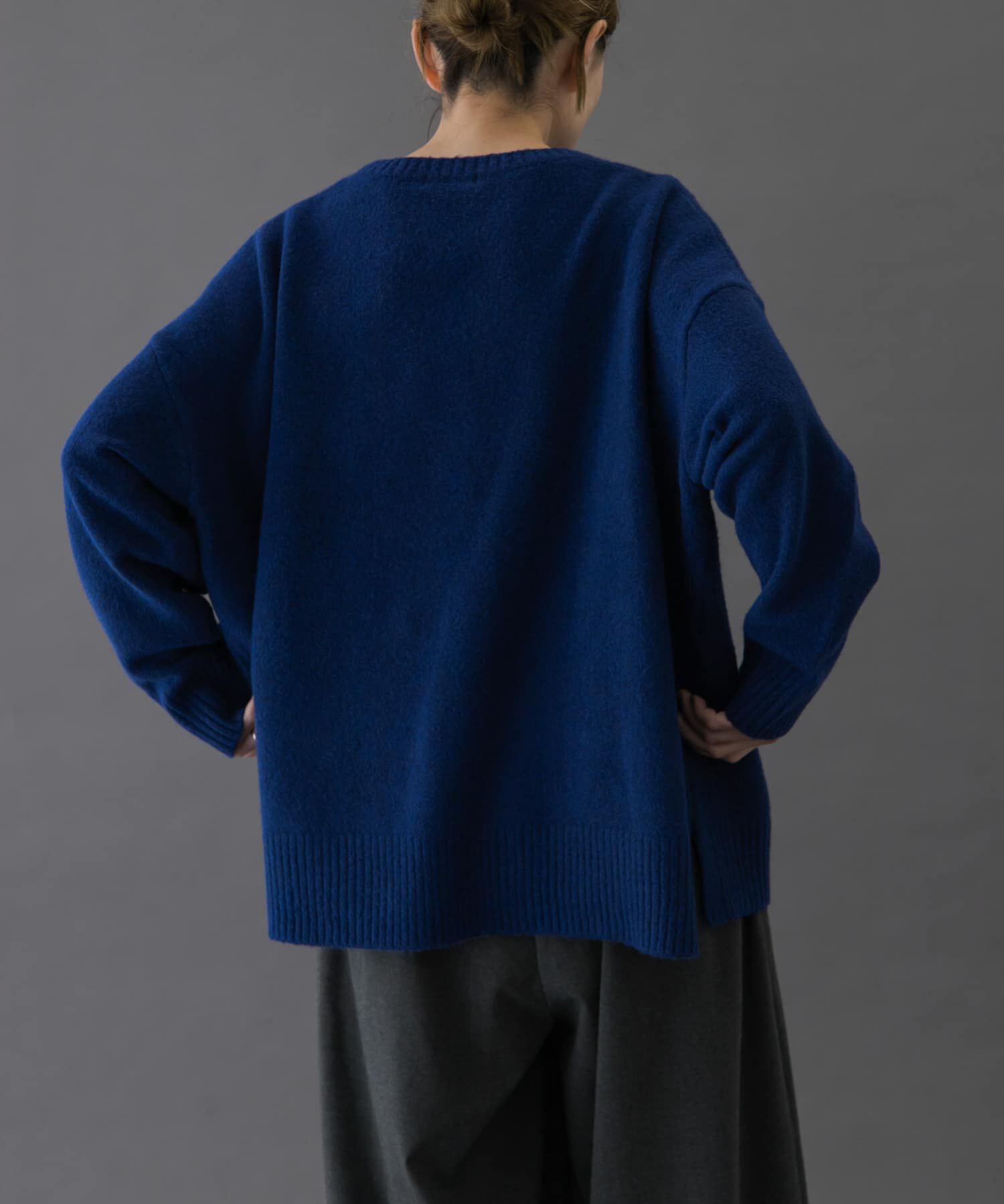 URBAN RESEARCH DOORS「FORK&SPOON　コットンブレンドチュニックニット」|ニット・セーター|