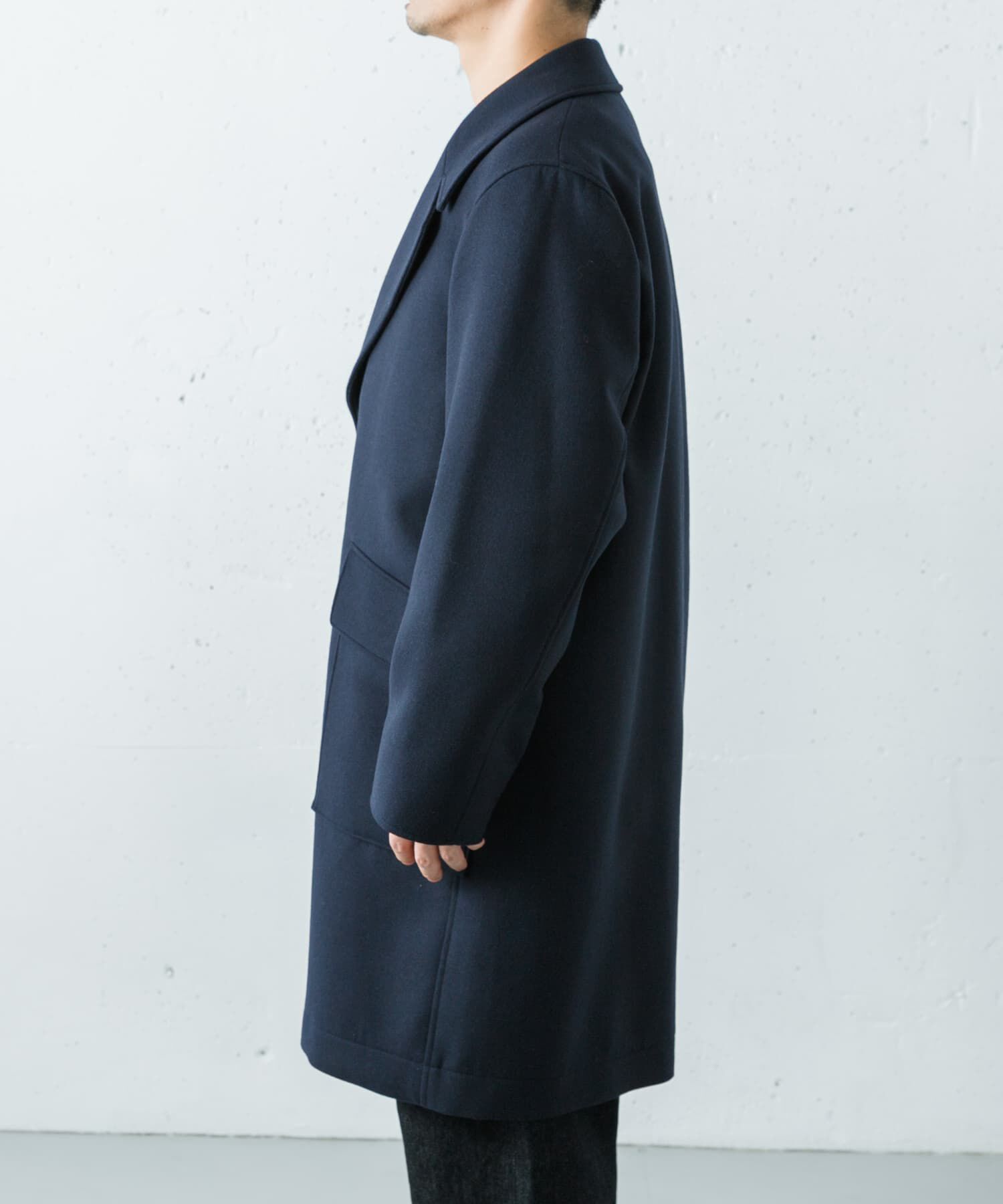 URBAN RESEARCH「ATON　S 160S SEMI DOUBLE COAT」|チェスターコート|