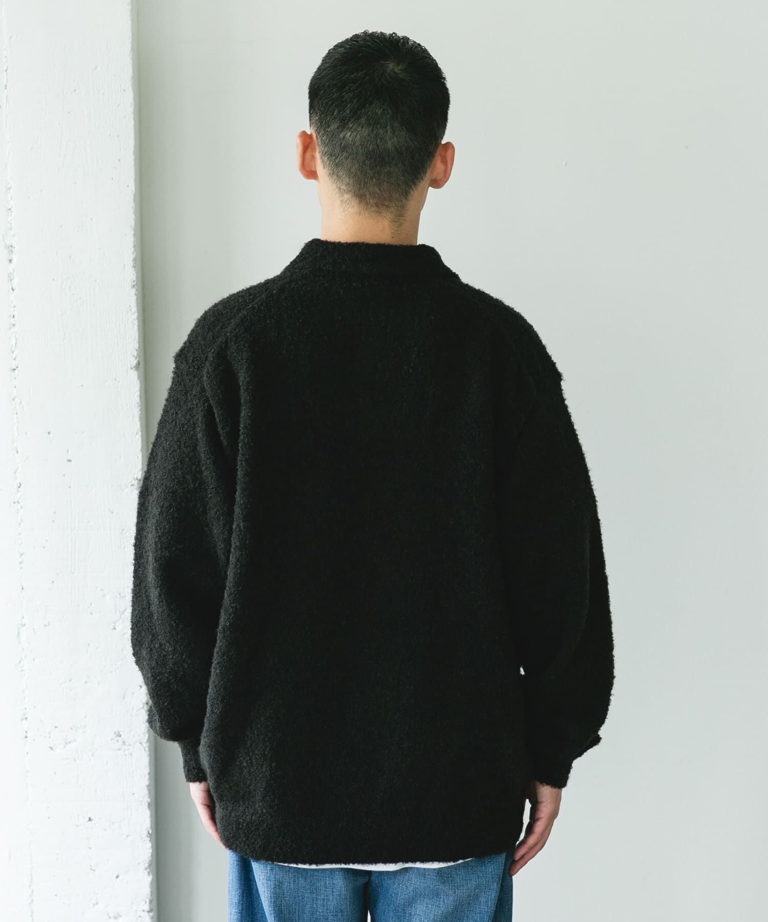 URBAN RESEARCH DOORS「ブークレ ニットポロシャツ」|ニット・セーター|