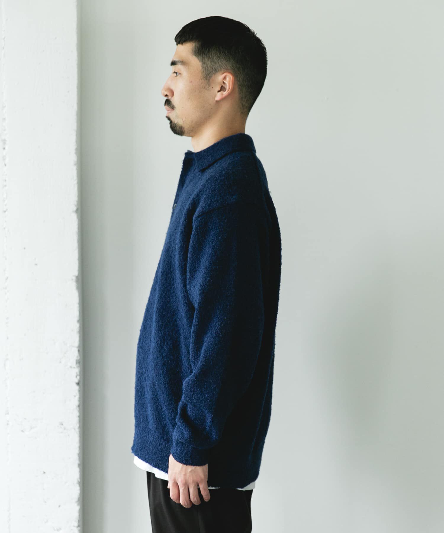 URBAN RESEARCH DOORS「ブークレ ニットポロシャツ」|ニット・セーター|