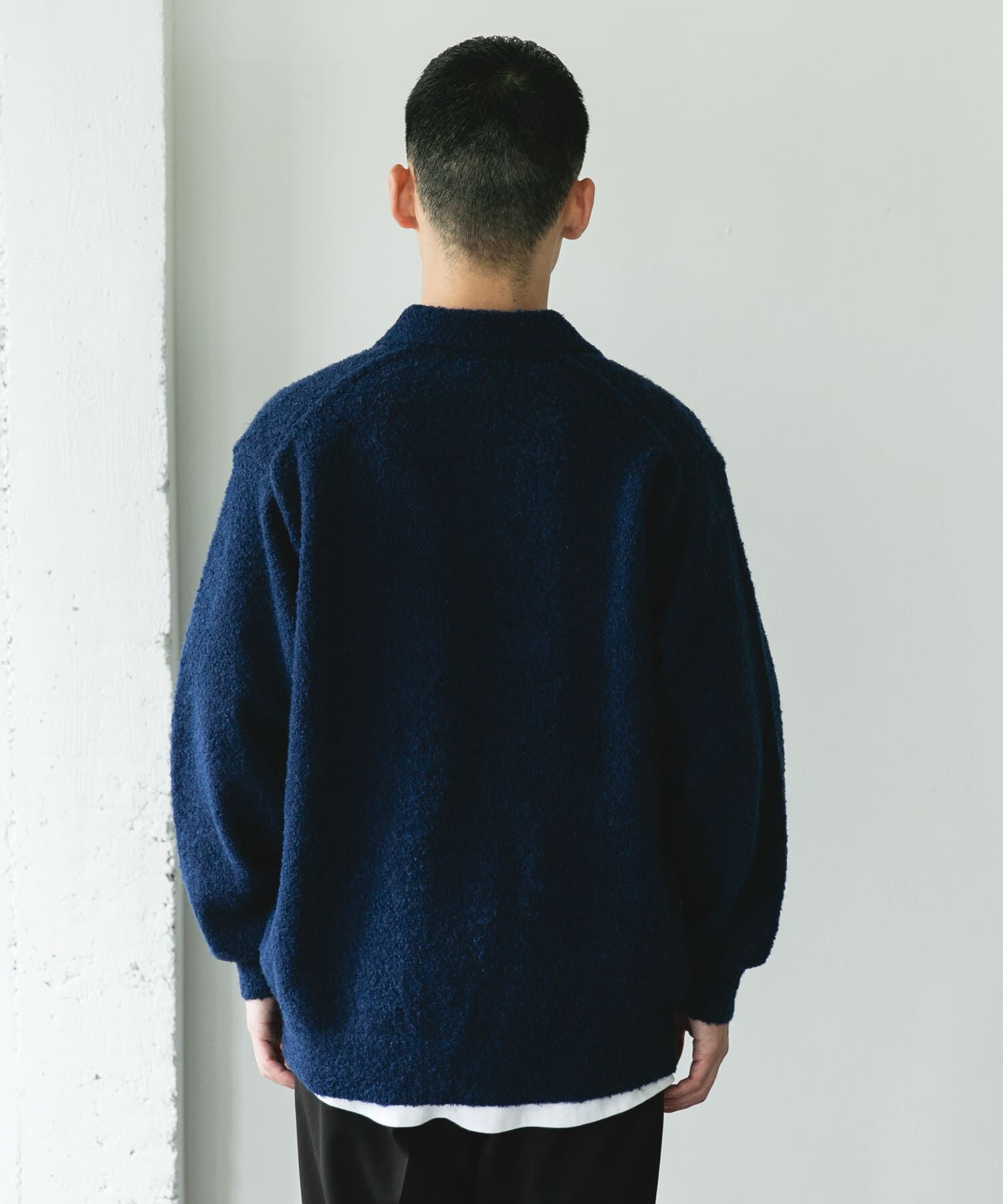 URBAN RESEARCH DOORS「ブークレ ニットポロシャツ」|ニット・セーター|