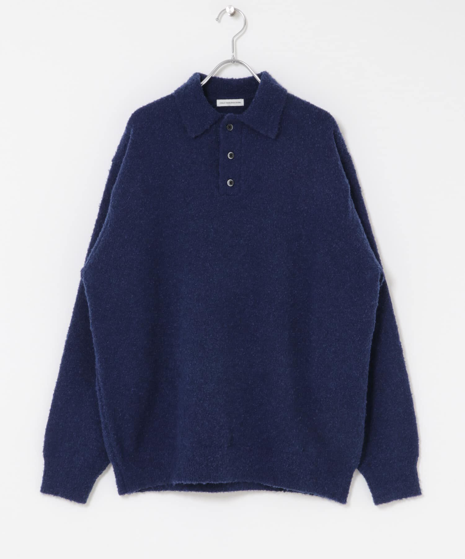 URBAN RESEARCH DOORS「ブークレ ニットポロシャツ」|ニット・セーター|