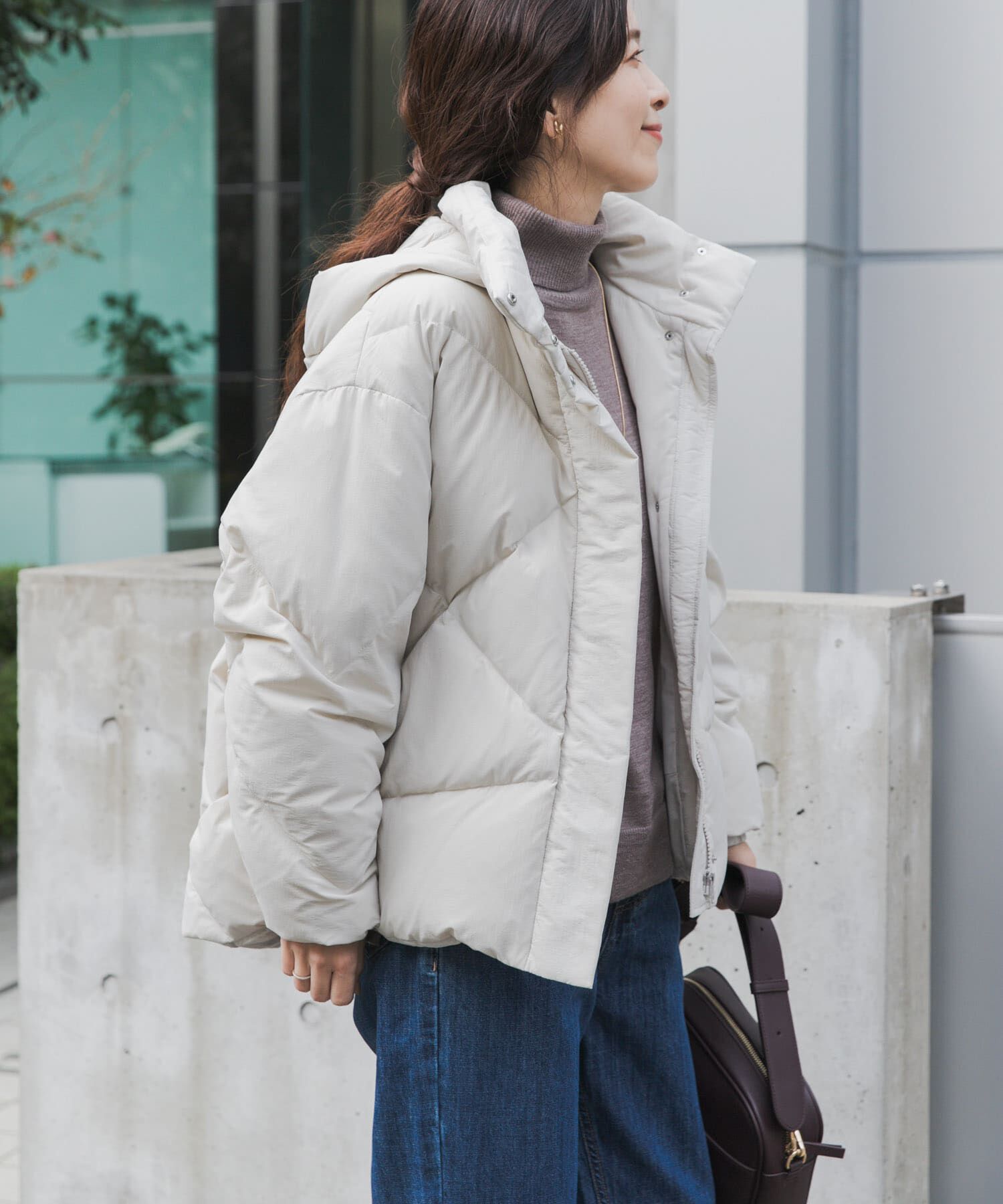 URBAN RESEARCH DOORS「グリーンダウン撥水2WAYジャケット」|ダウン|