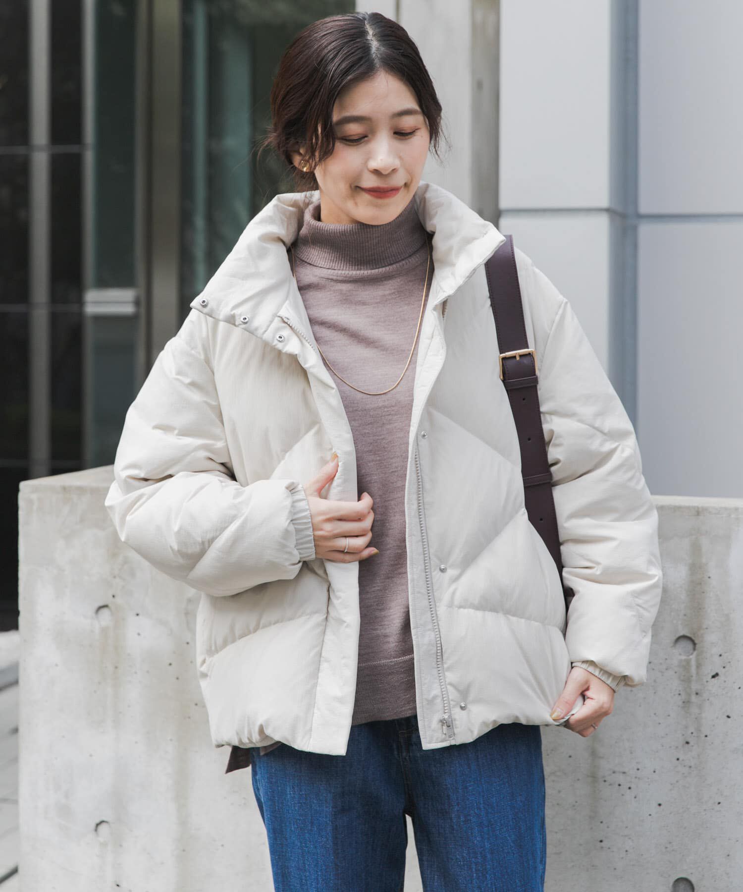 URBAN RESEARCH DOORS「グリーンダウン撥水2WAYジャケット」|ダウン|