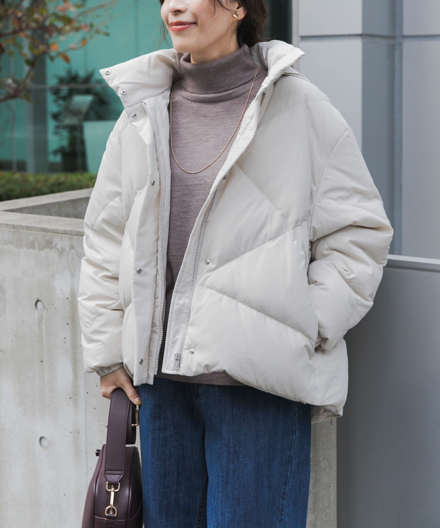 URBAN RESEARCH DOORS「グリーンダウン撥水2WAYジャケット」|ダウン|