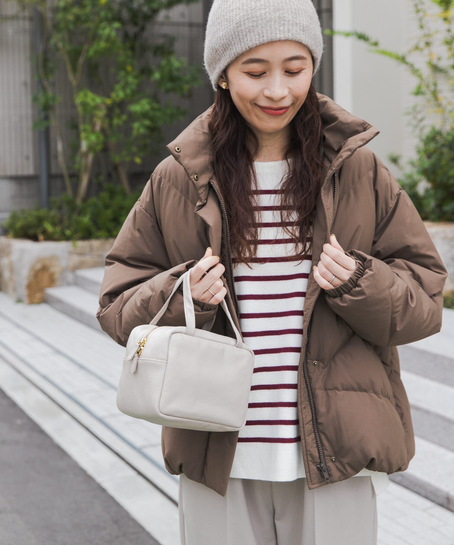 URBAN RESEARCH DOORS「グリーンダウン撥水2WAYジャケット」|ダウン|ブラウン