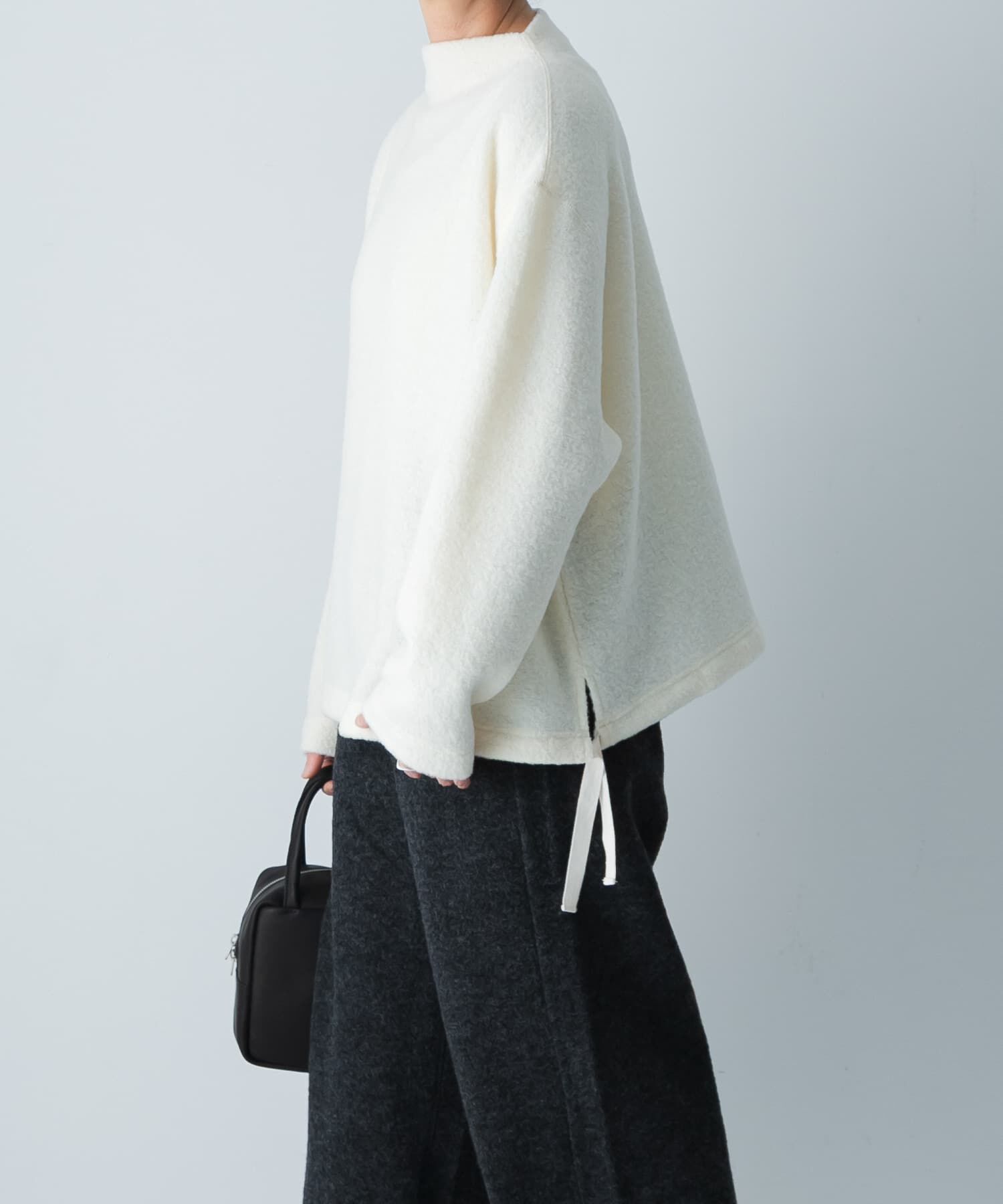 かぐれ「ウールループボトルネックプルオーバー」|その他|アイボリー