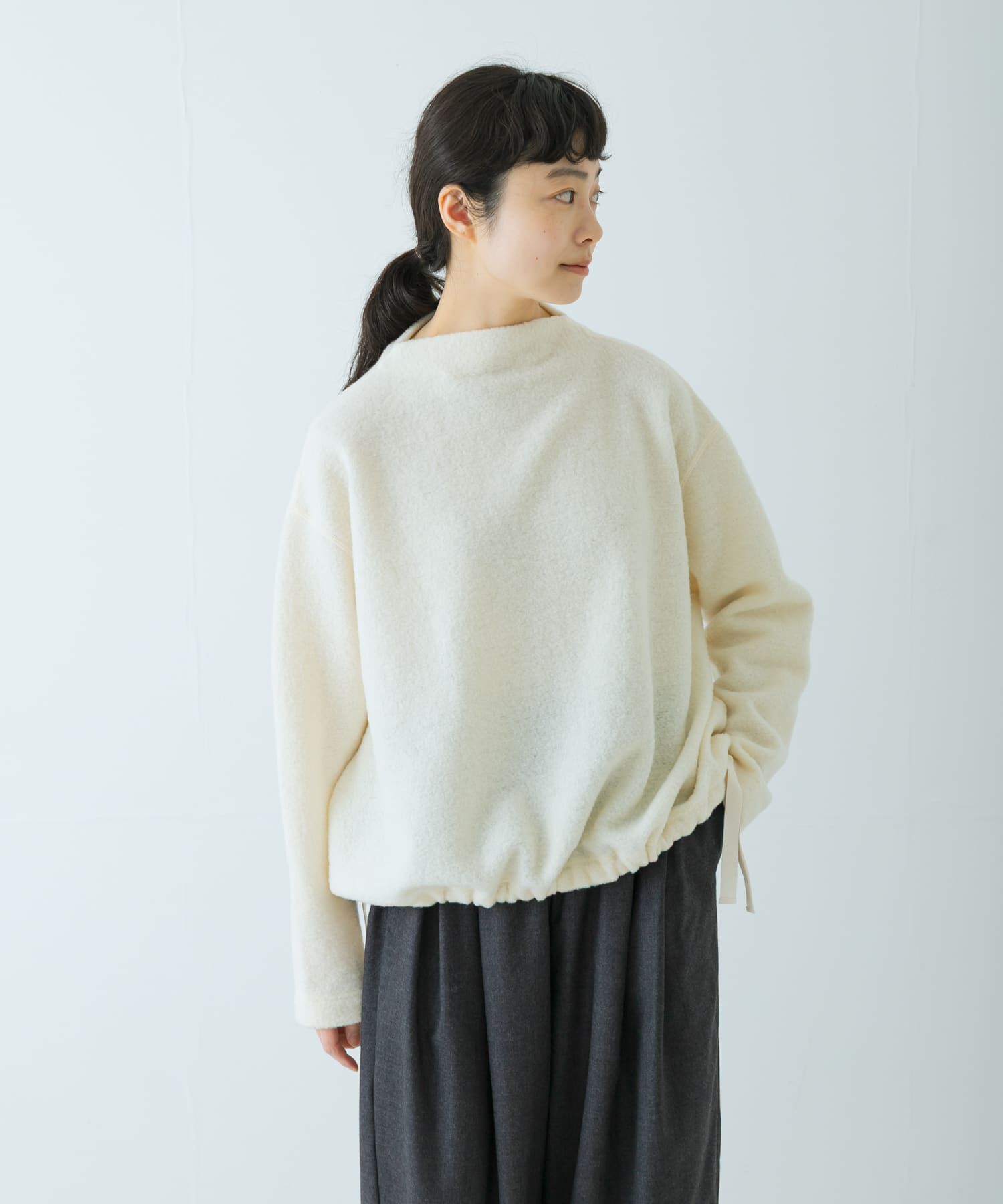 かぐれ「ウールループボトルネックプルオーバー」|その他|