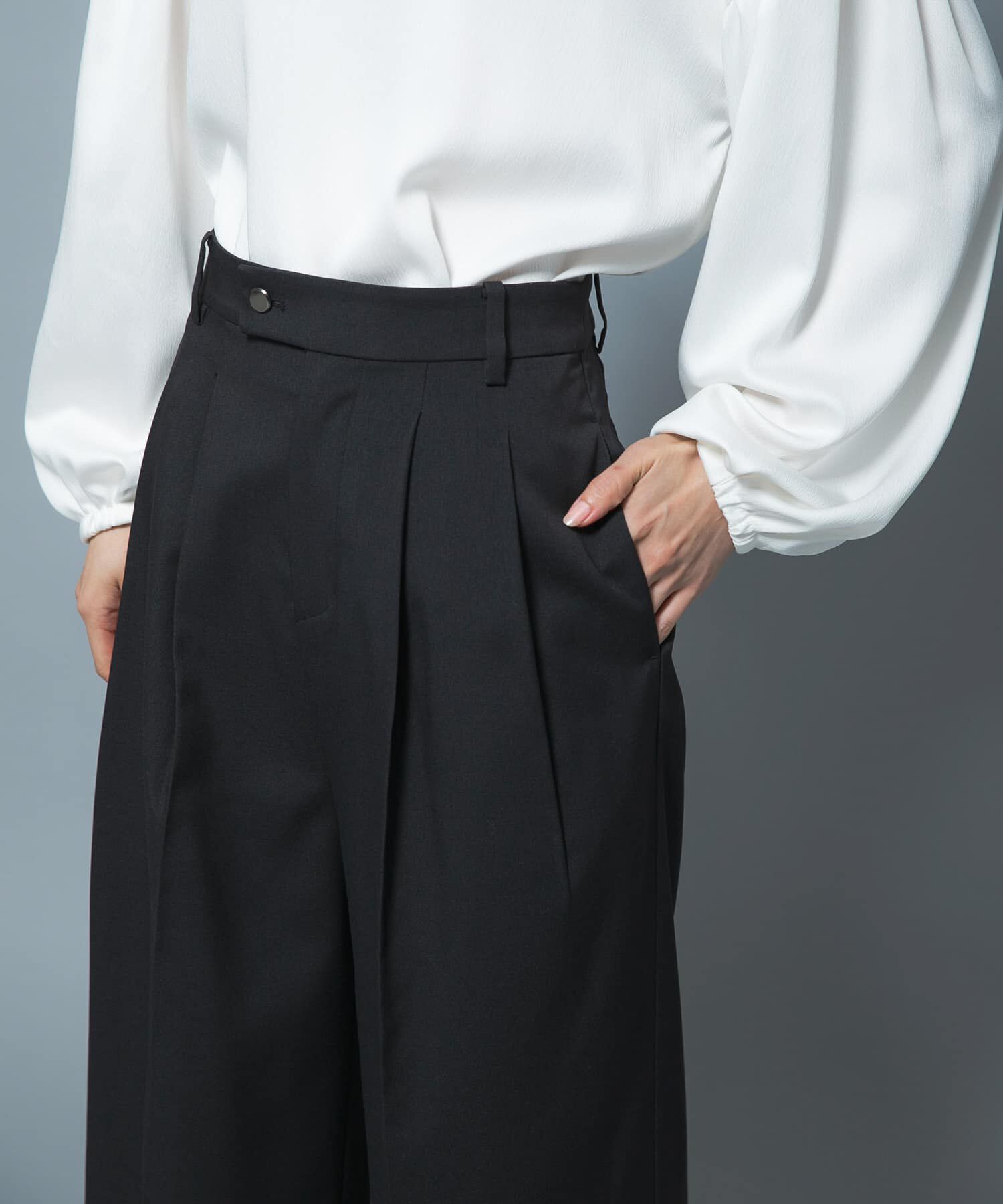 URBAN RESEARCH ROSSO「防シワシャンブレーツイルタックパンツ」|その他|