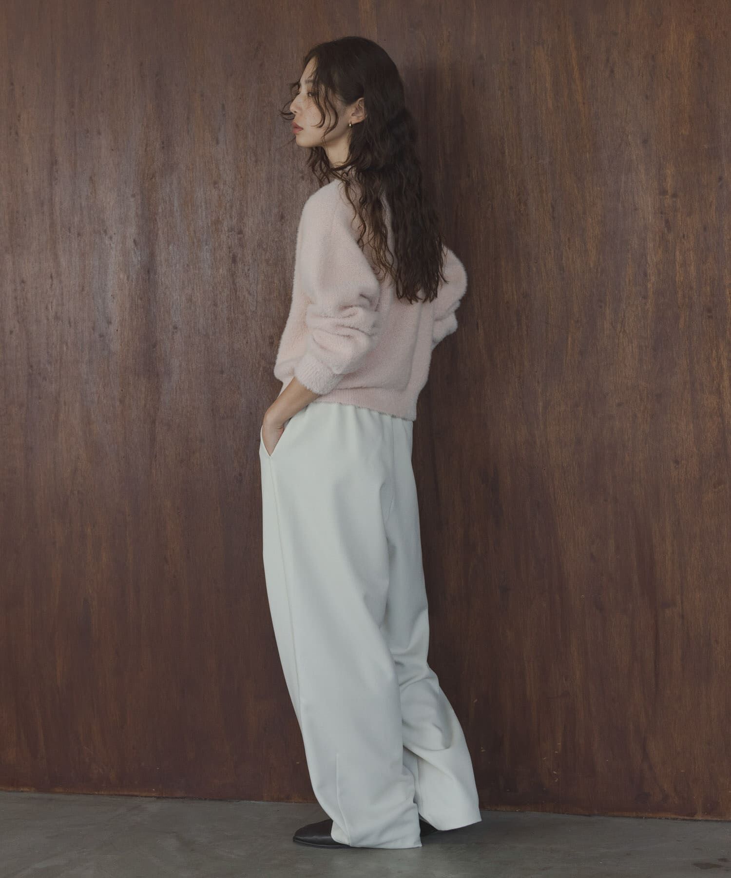 Sonny Label 「ミニフェザーWフェイスニットプルオーバー」|ニット・セーター|