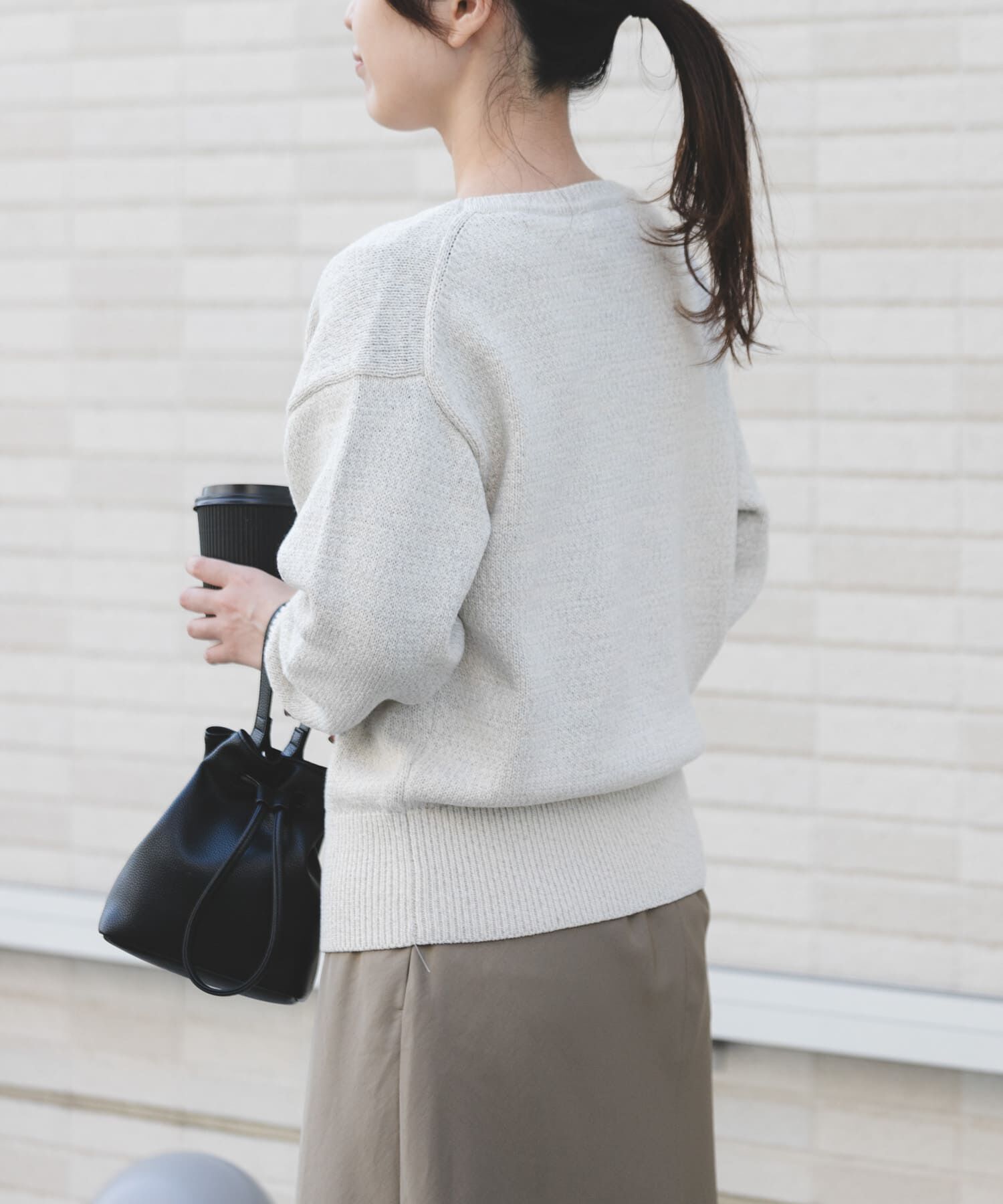 URBAN RESEARCH DOORS「FORK&SPOON　テープヤーンボートネックニット」|ニット・セーター|