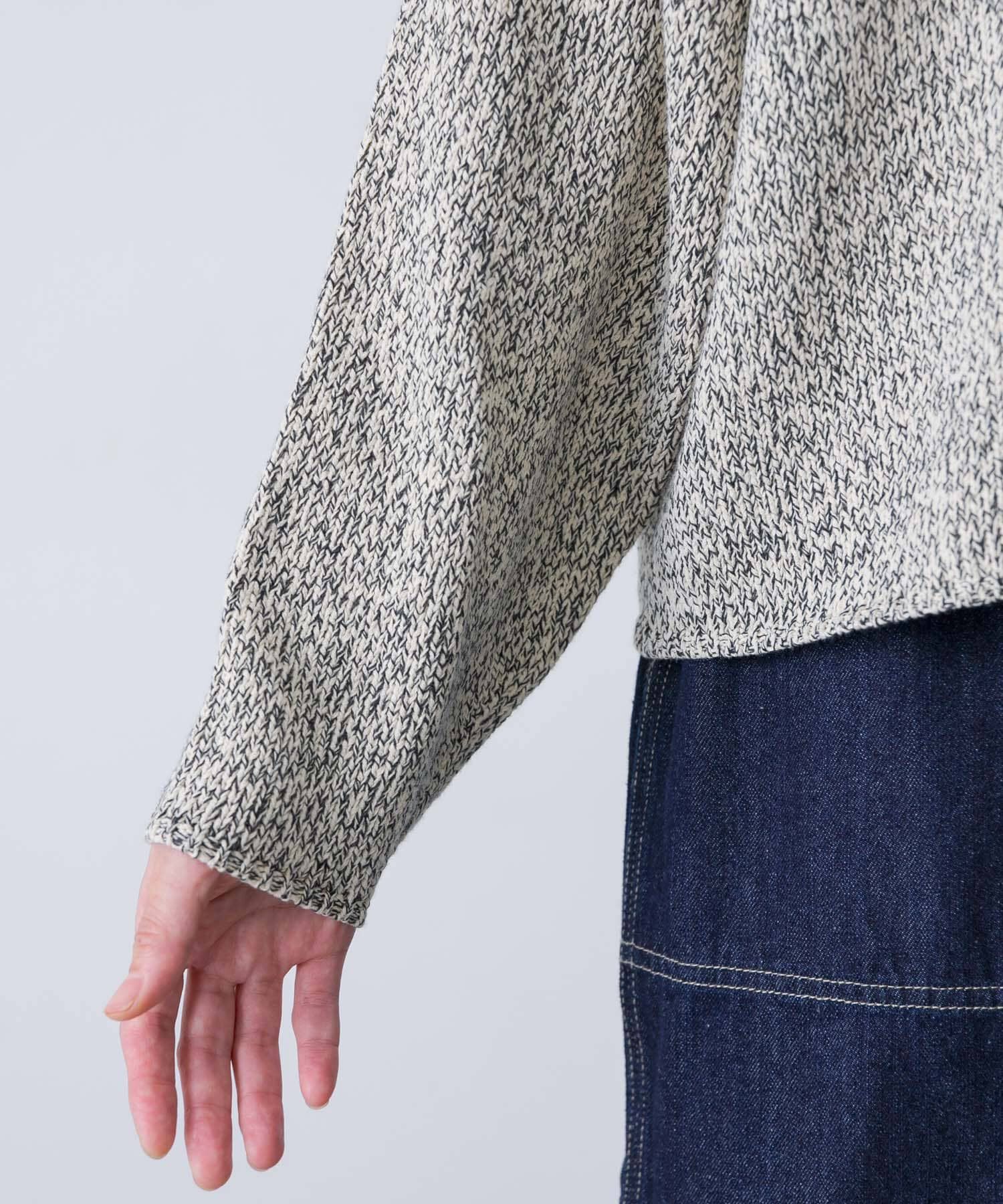 かぐれ「テープヤーンボートネックニット」|ニット・セーター|