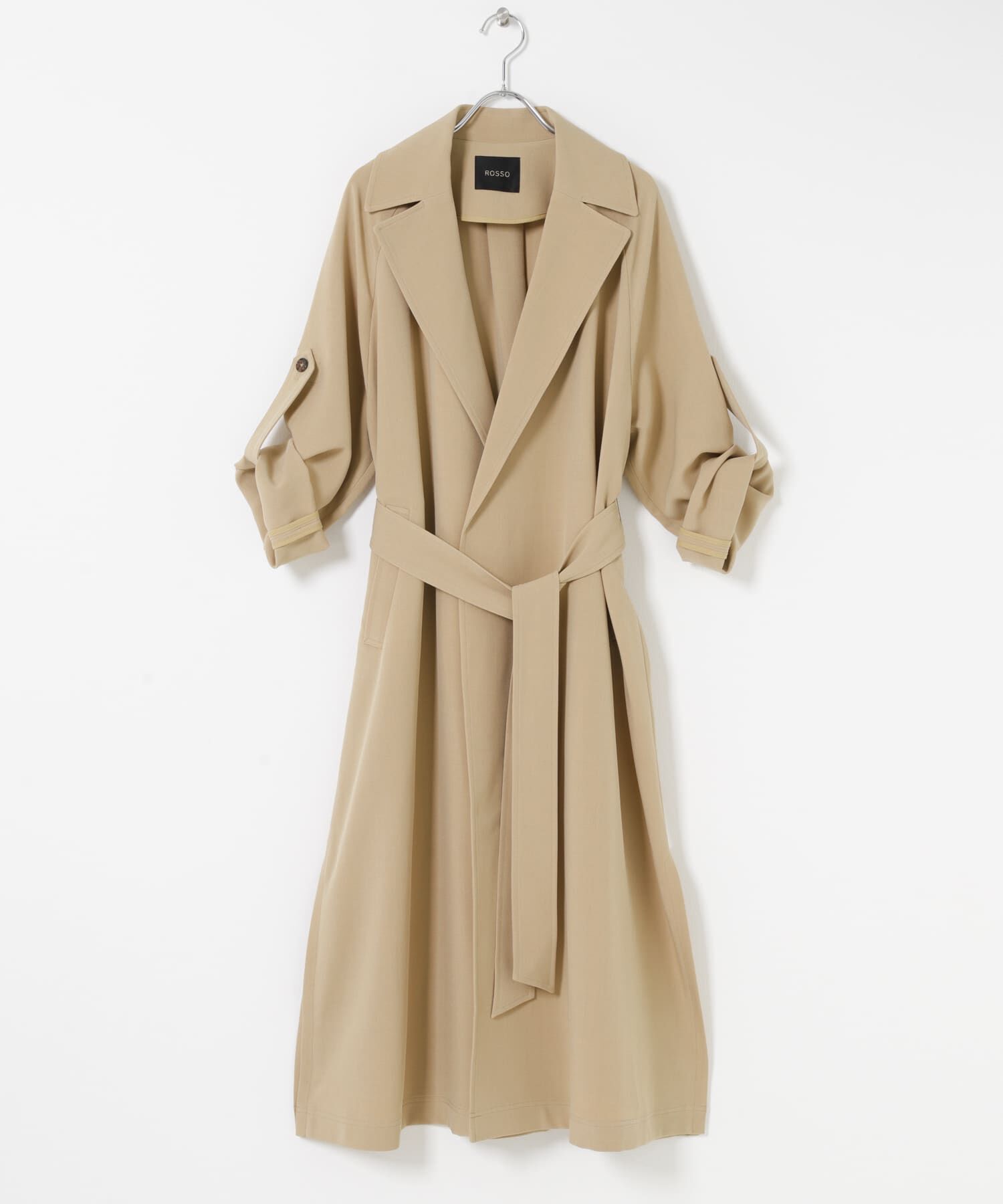 URBAN RESEARCH ROSSO「撥水 ロングガウンコート」|トレンチコート|