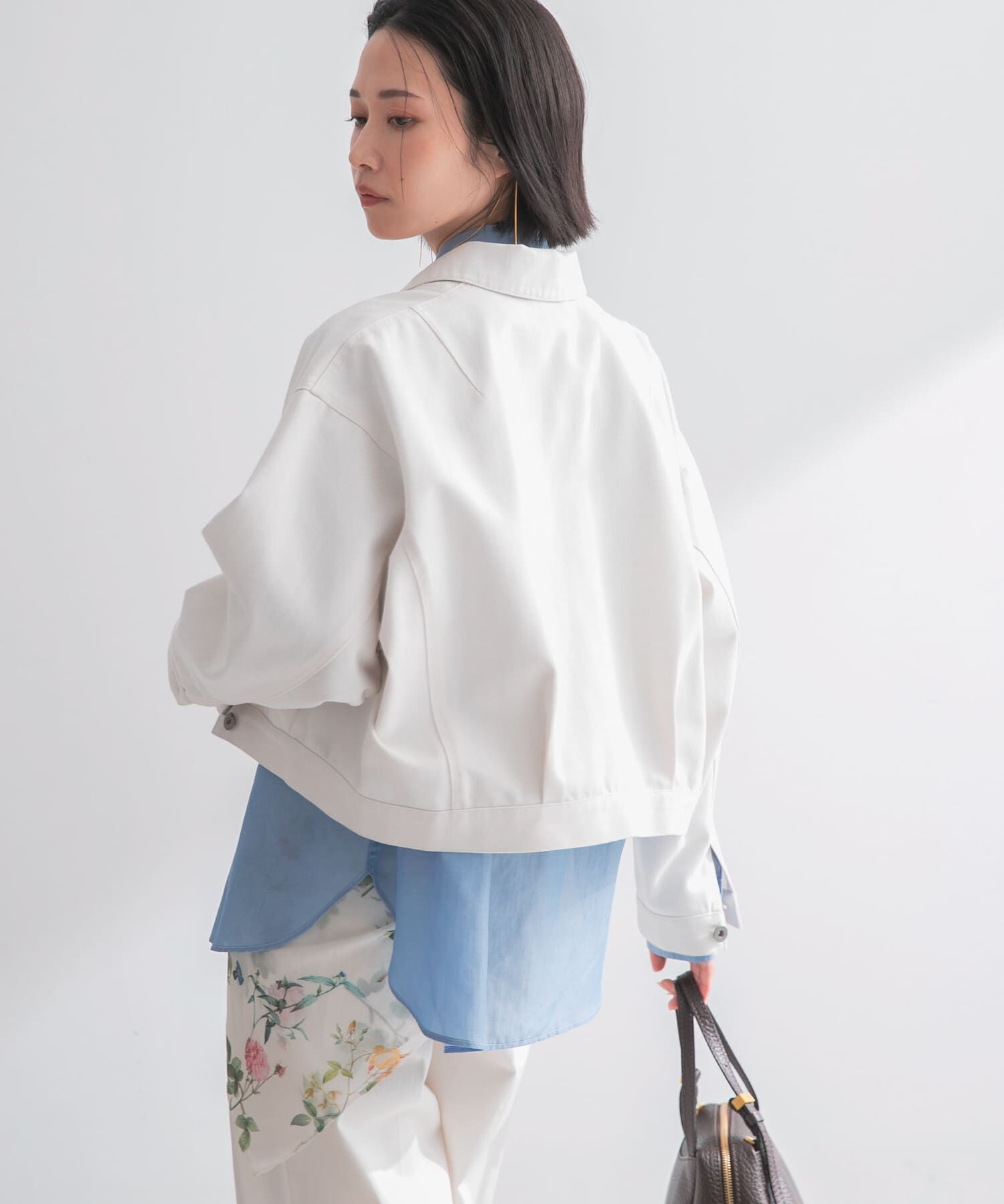 URBAN RESEARCH ROSSO「デニムドルマンジャケット」|デニムジャケット|