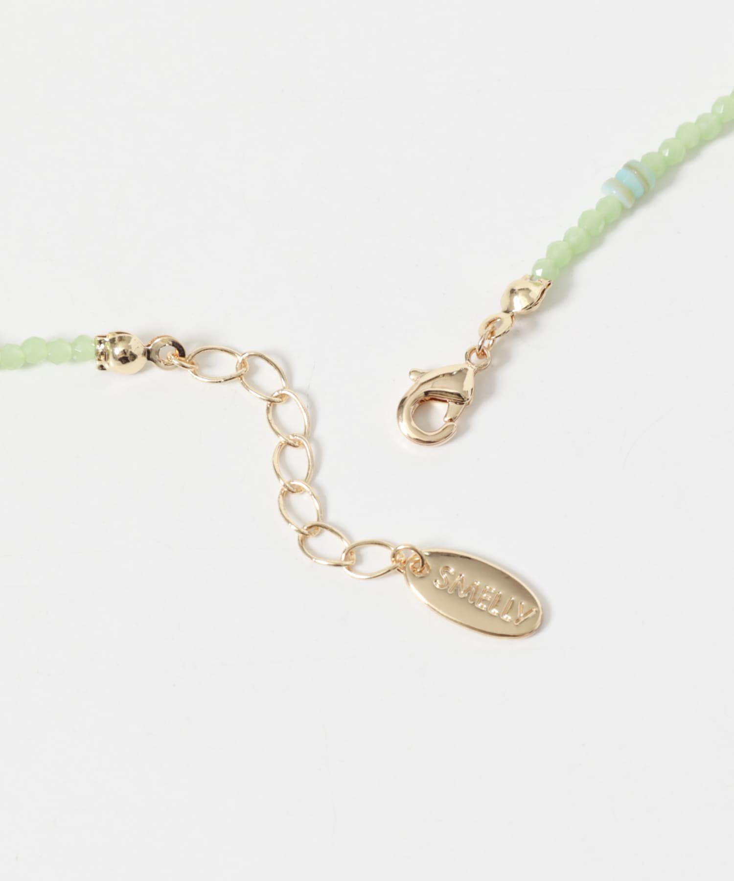 SMELLY「フラワーモチーフカラフルビーズネックレス」|ネックレス|