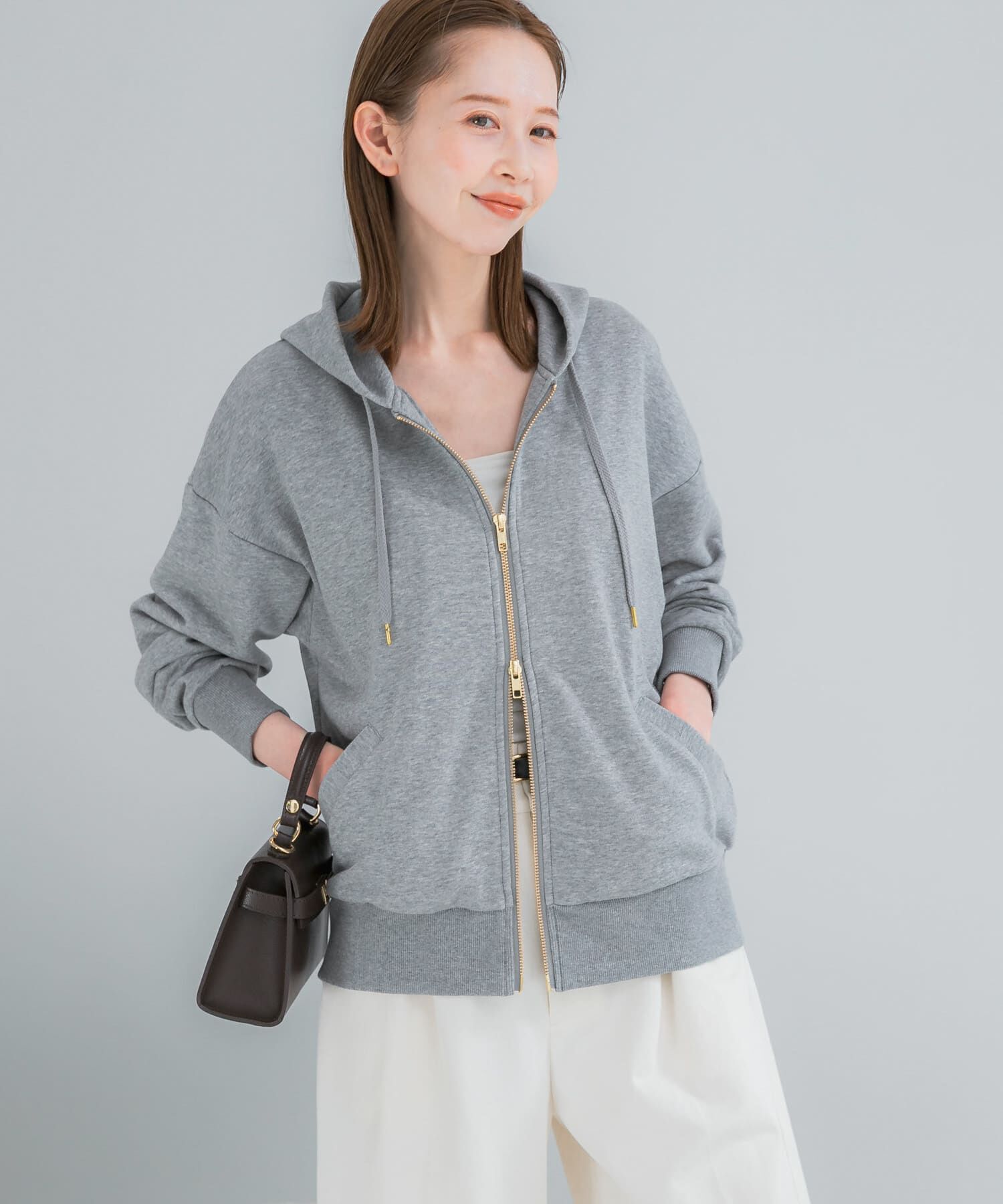 URBAN RESEARCH ROSSO「『WEB限定』『UR TECH』オーバーZIPパーカー」|パーカー|