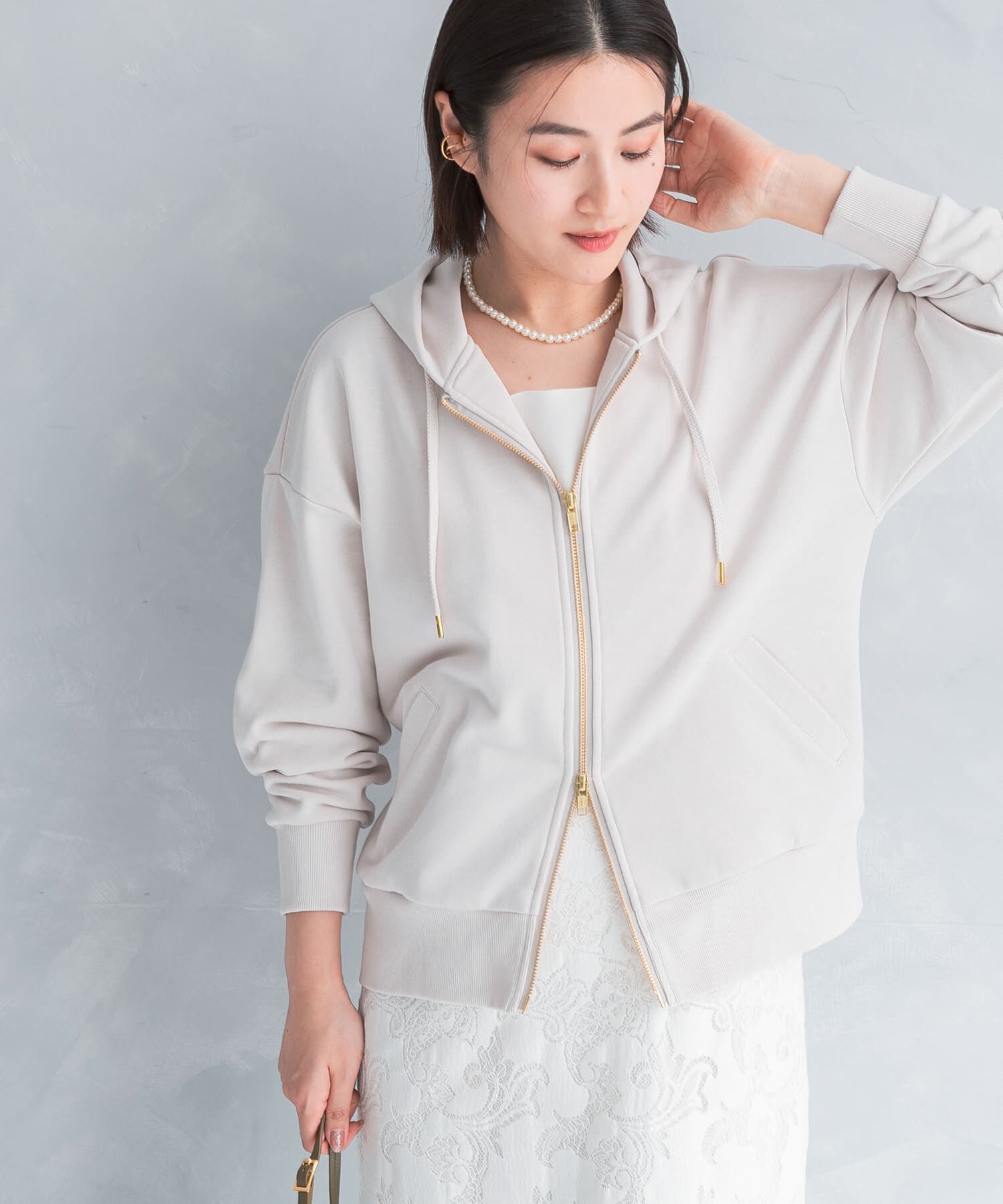 URBAN RESEARCH ROSSO「『WEB限定』『UR TECH』オーバーZIPパーカー」|パーカー|